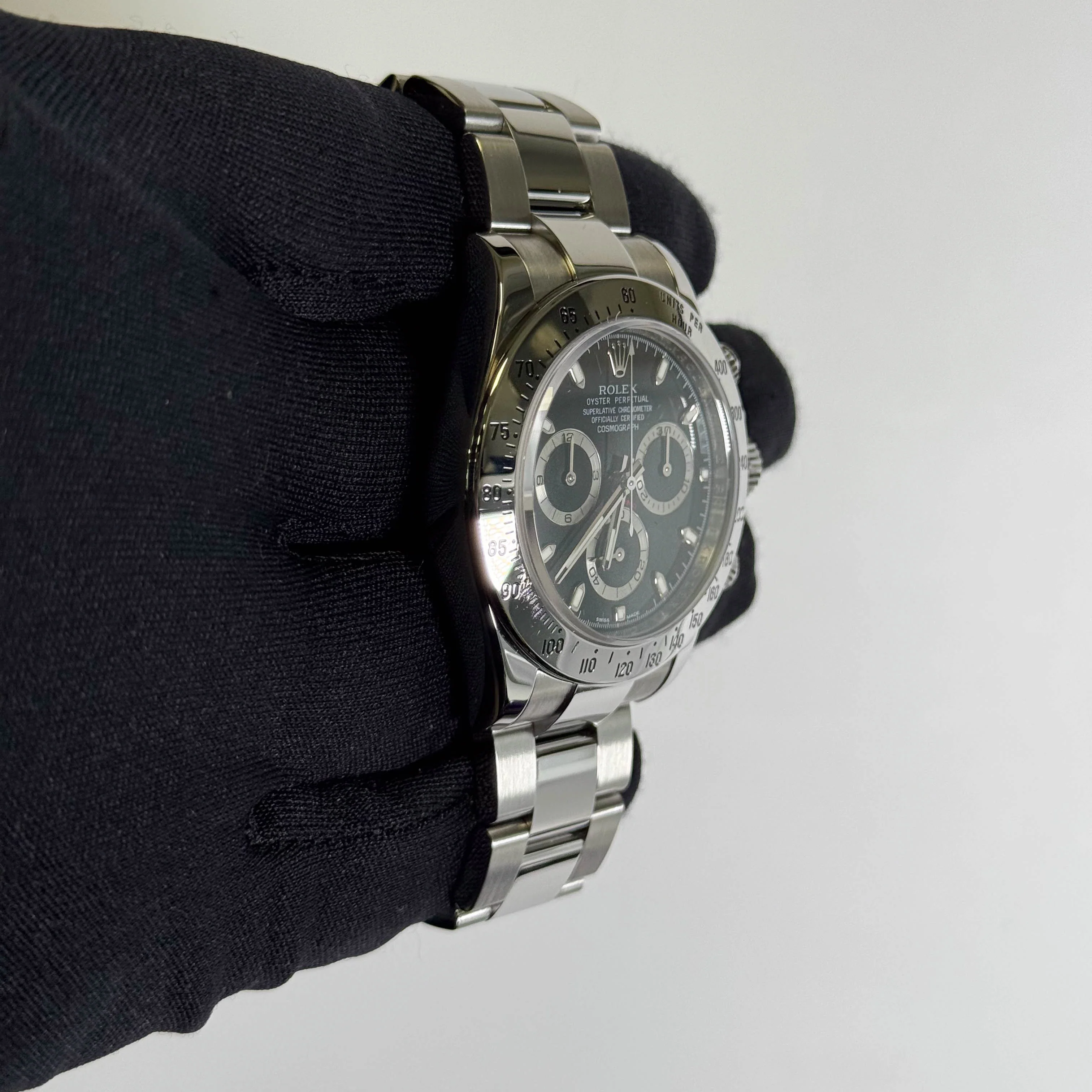Rolex Daytona 40mm Black Dial Watch Ref# 116520 - Image 3