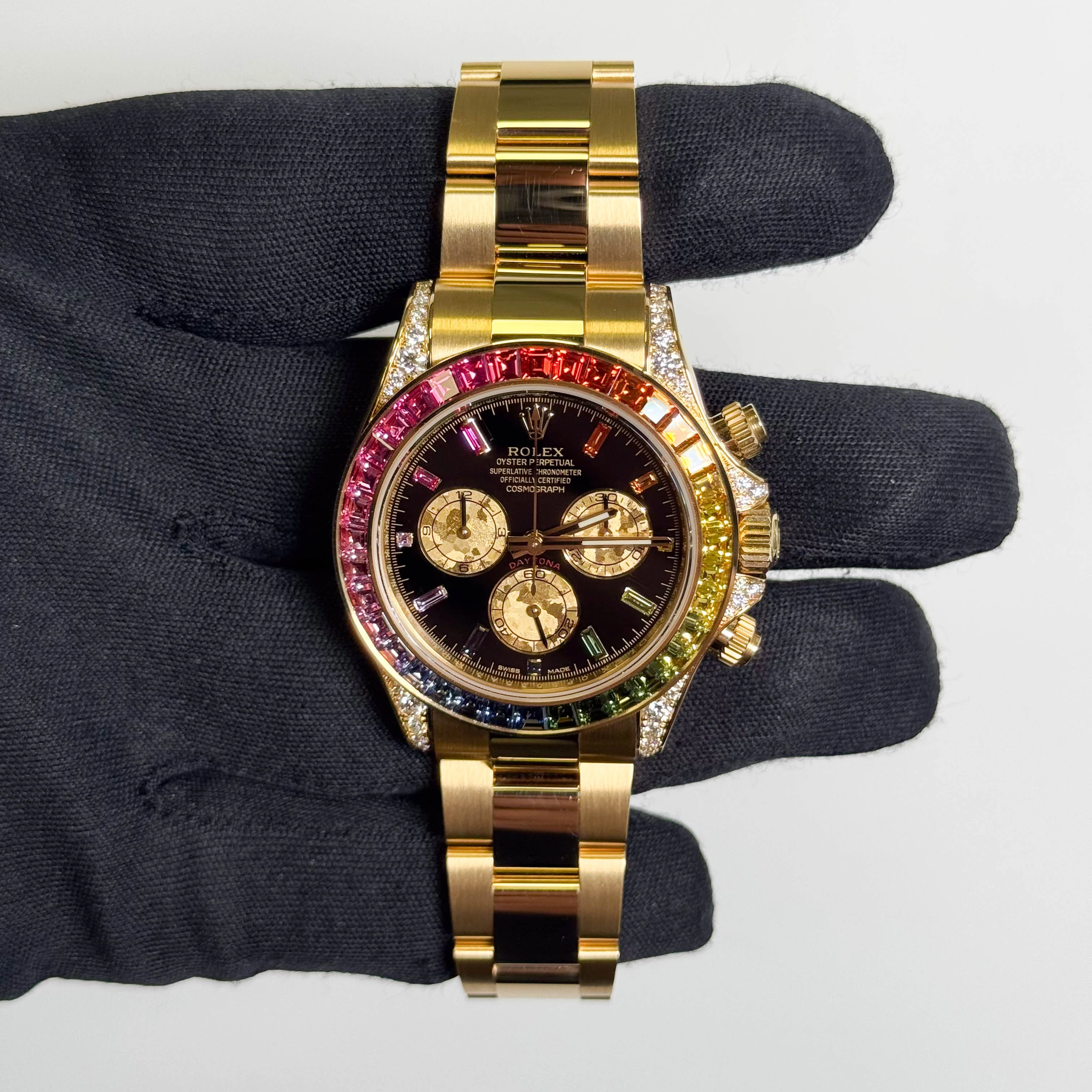 Rolex Daytona 40mm Black Dial Watch Ref # 116598RBOW - Image 2