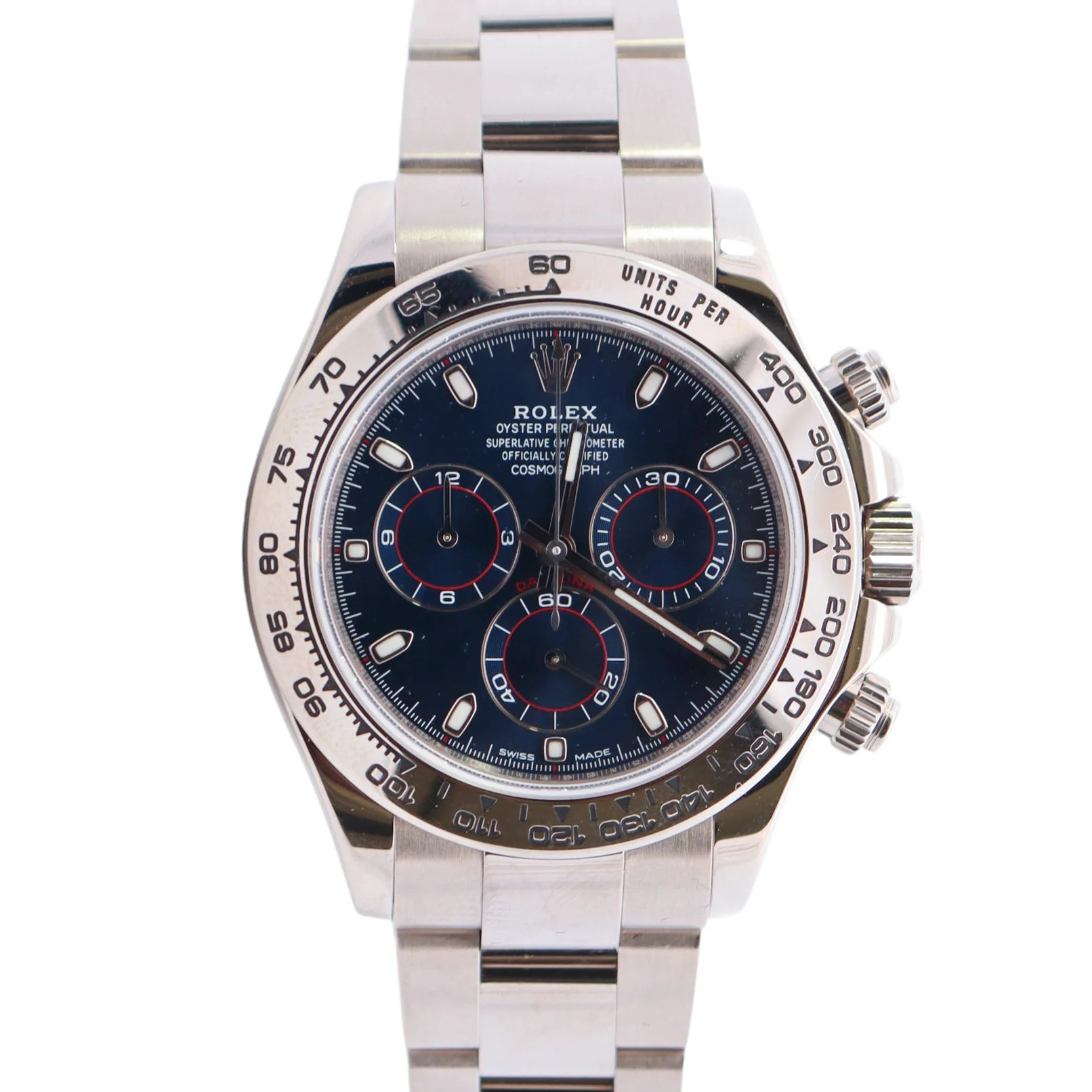 Rolex Daytona 40mm Blue Dial Watch Ref# 116509