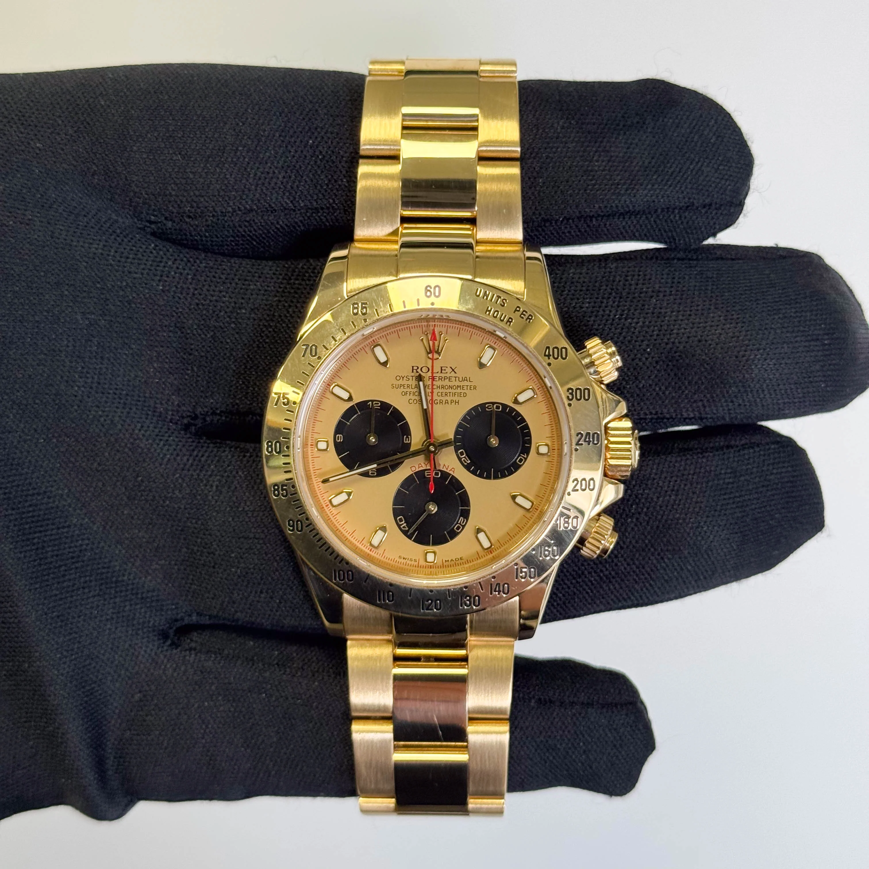 Rolex Daytona 40mm Champagne Dial Watch Ref# 116528 - Image 2