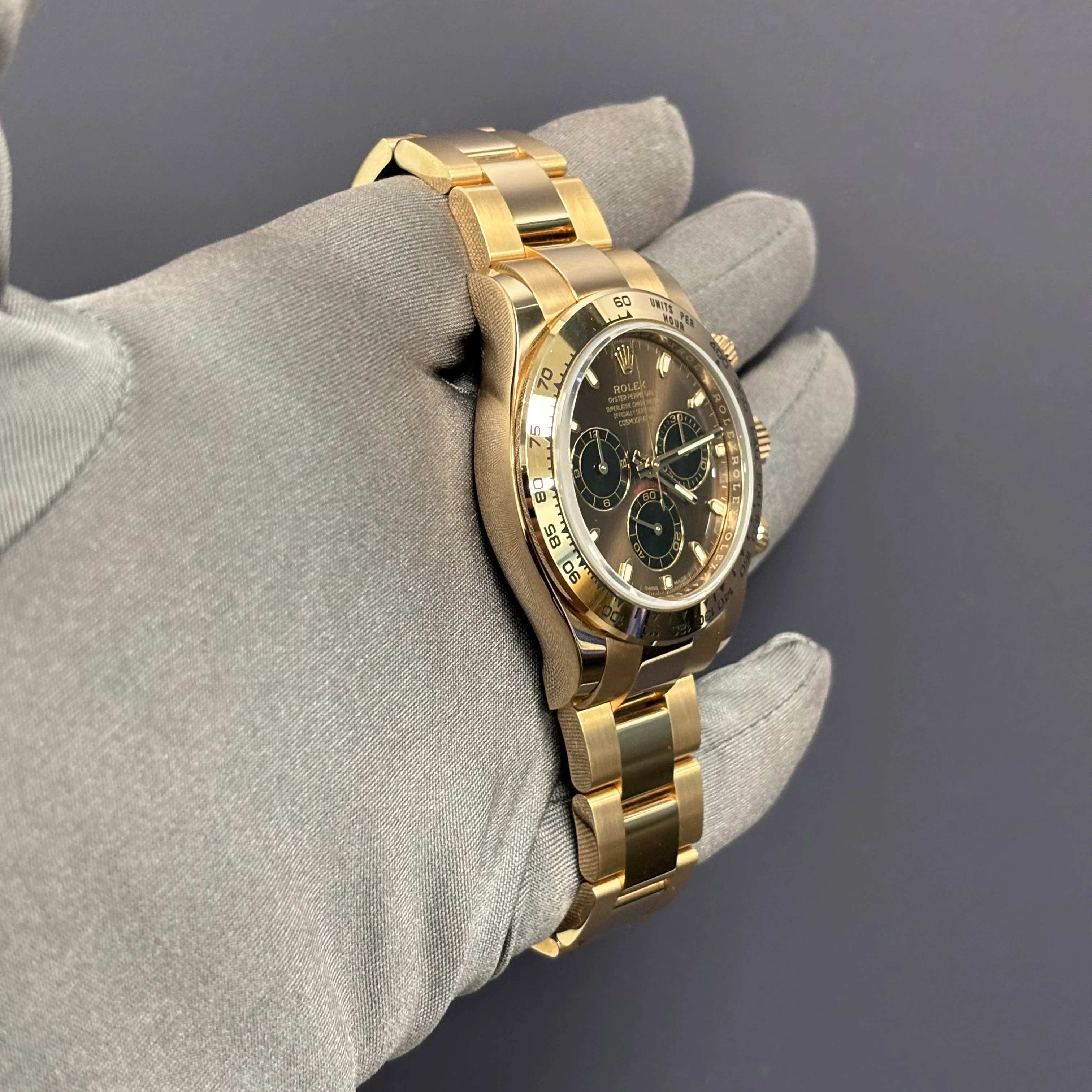 Rolex Daytona 40mm Chocolate Dial Watch Ref# 116505 - Image 3