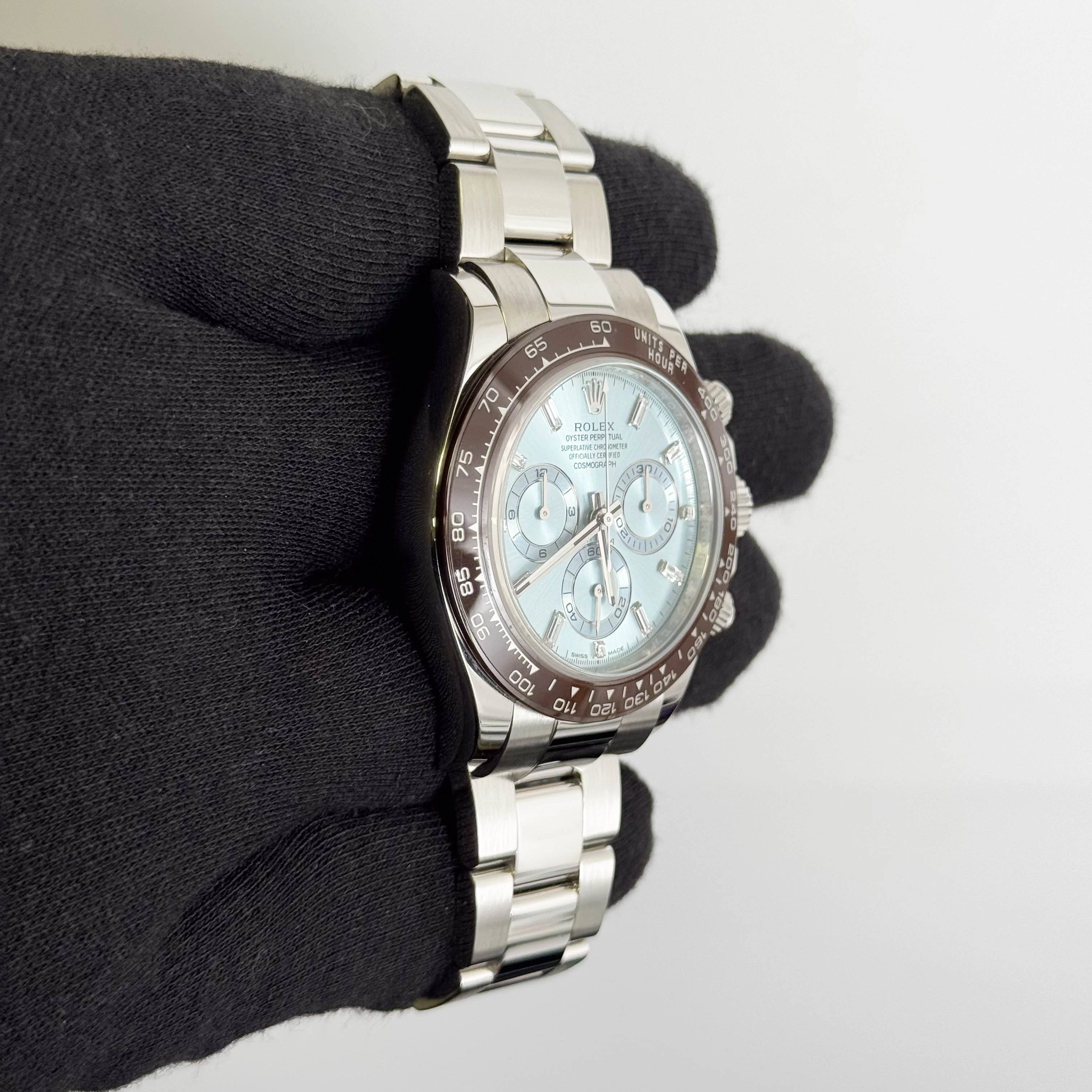 Rolex Daytona 40mm Ice Blue Dial Watch Ref# 116506 - Image 3