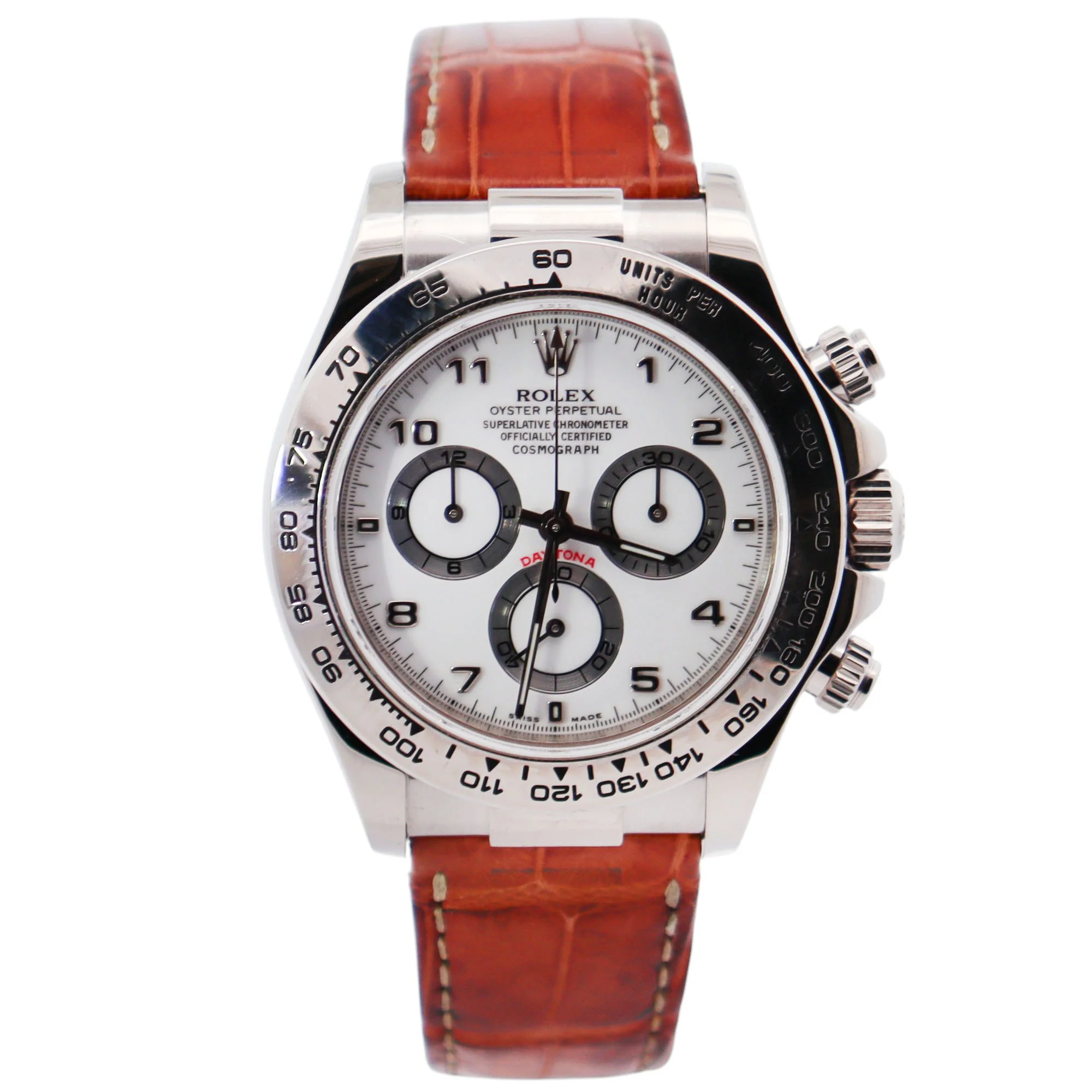 Rolex Daytona 40mm White Dial Watch Ref# 116519