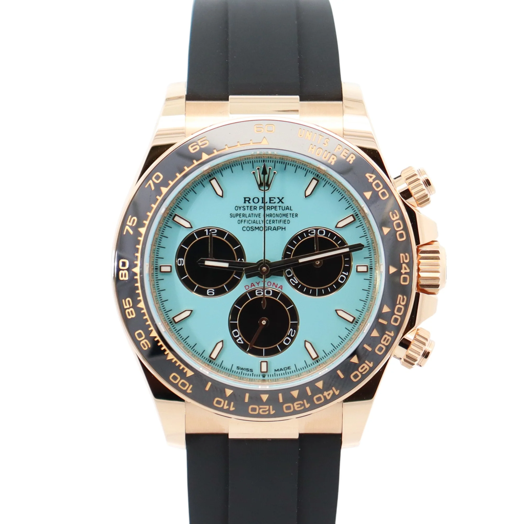 Rolex Daytona 40mm Turquoise Dial Watch Ref# 126518LN