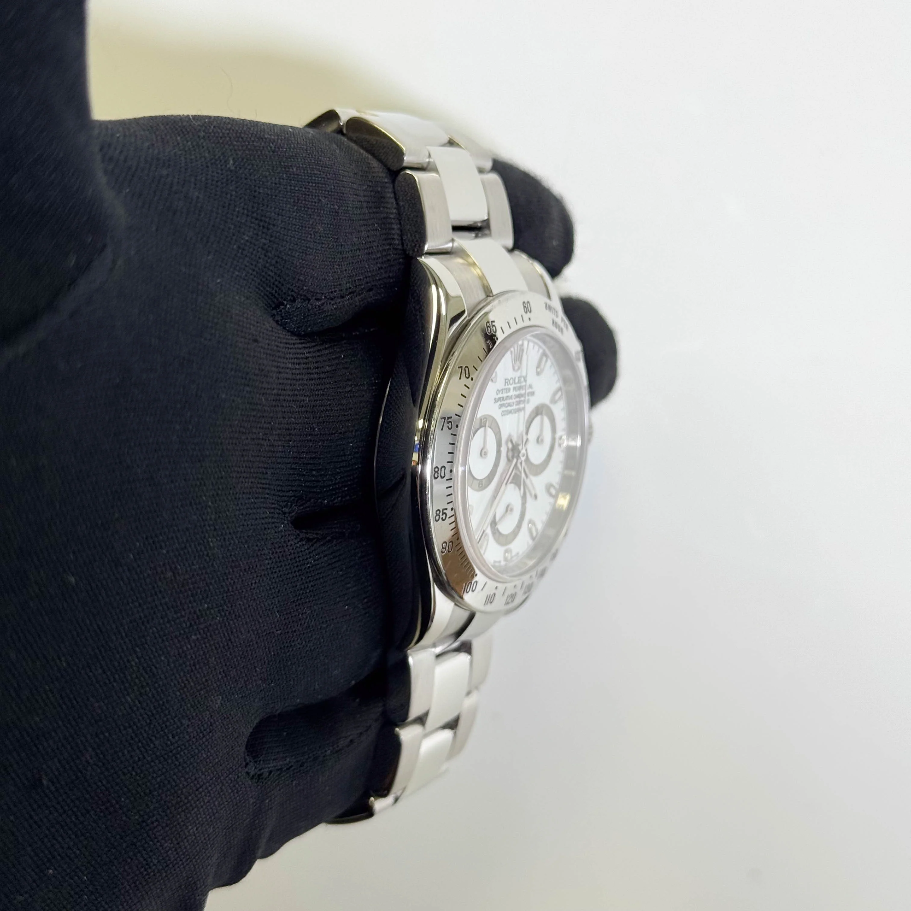 Rolex Daytona 40mm White Dial Watch Ref# 116520 - Image 3
