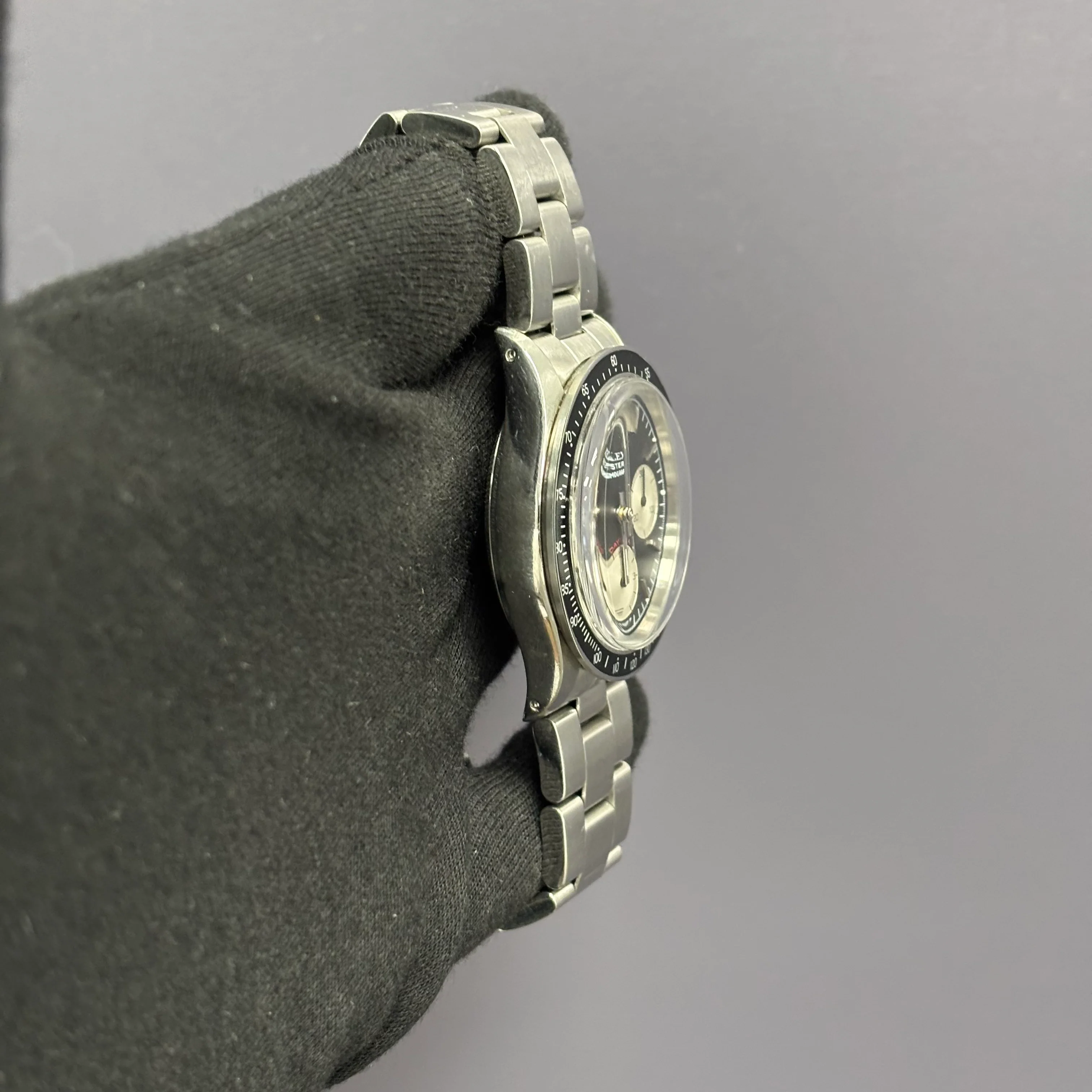 Rolex Daytona 38mm Black Dial Watch Ref# 6263 - Image 3