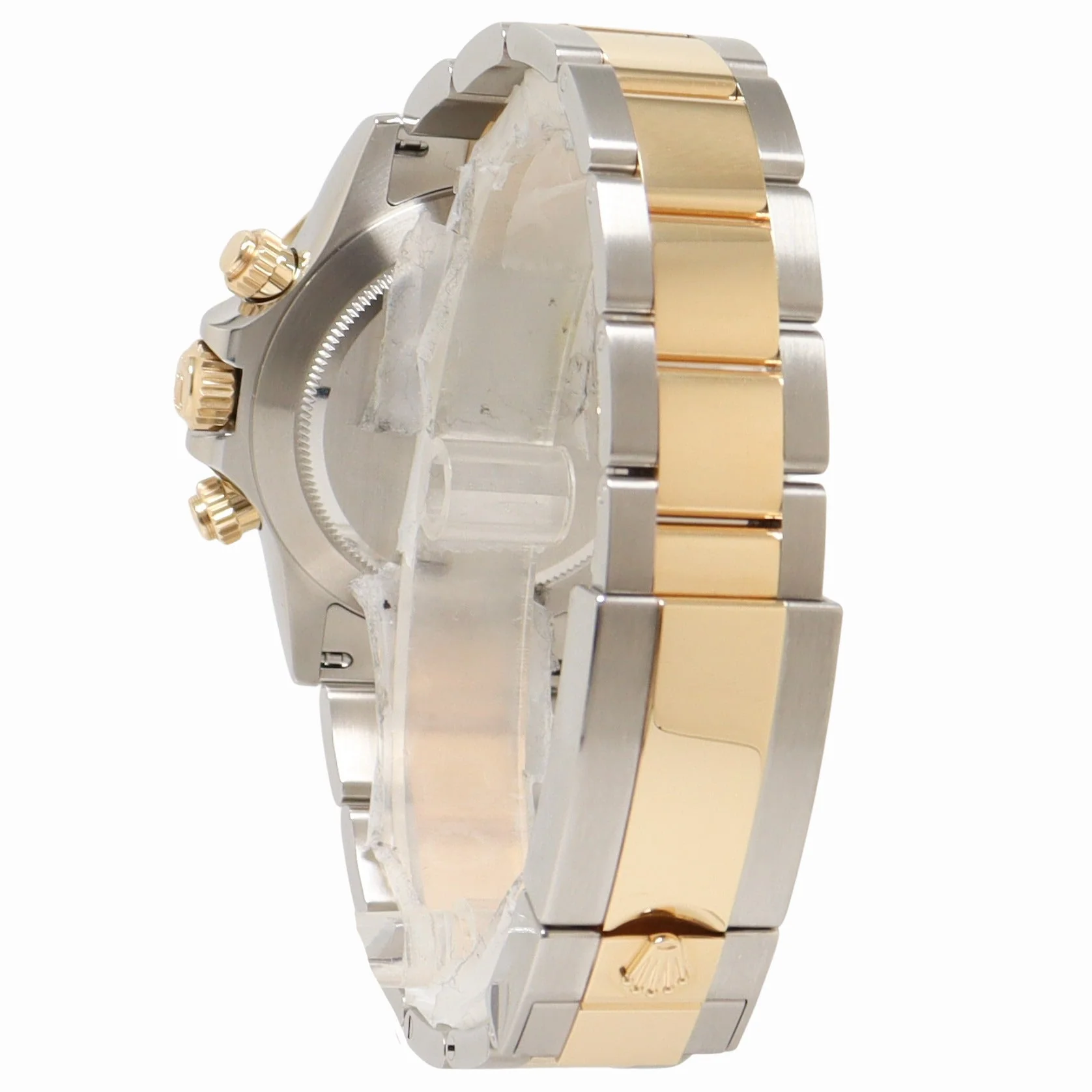Rolex Daytona 40mm Yellow Gold & Stainless Steel White Chronograph Dial Watch Reference# 116503 - Image 3