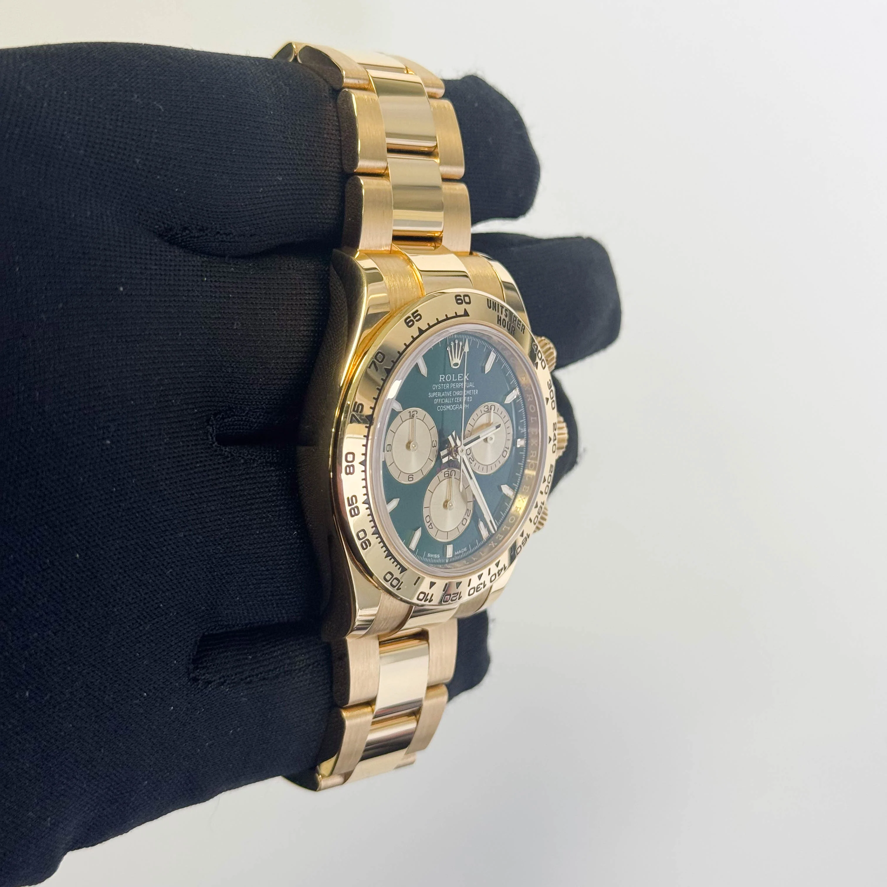 Rolex Daytona 40mm Green Dial Watch Ref# 126508 - Image 3