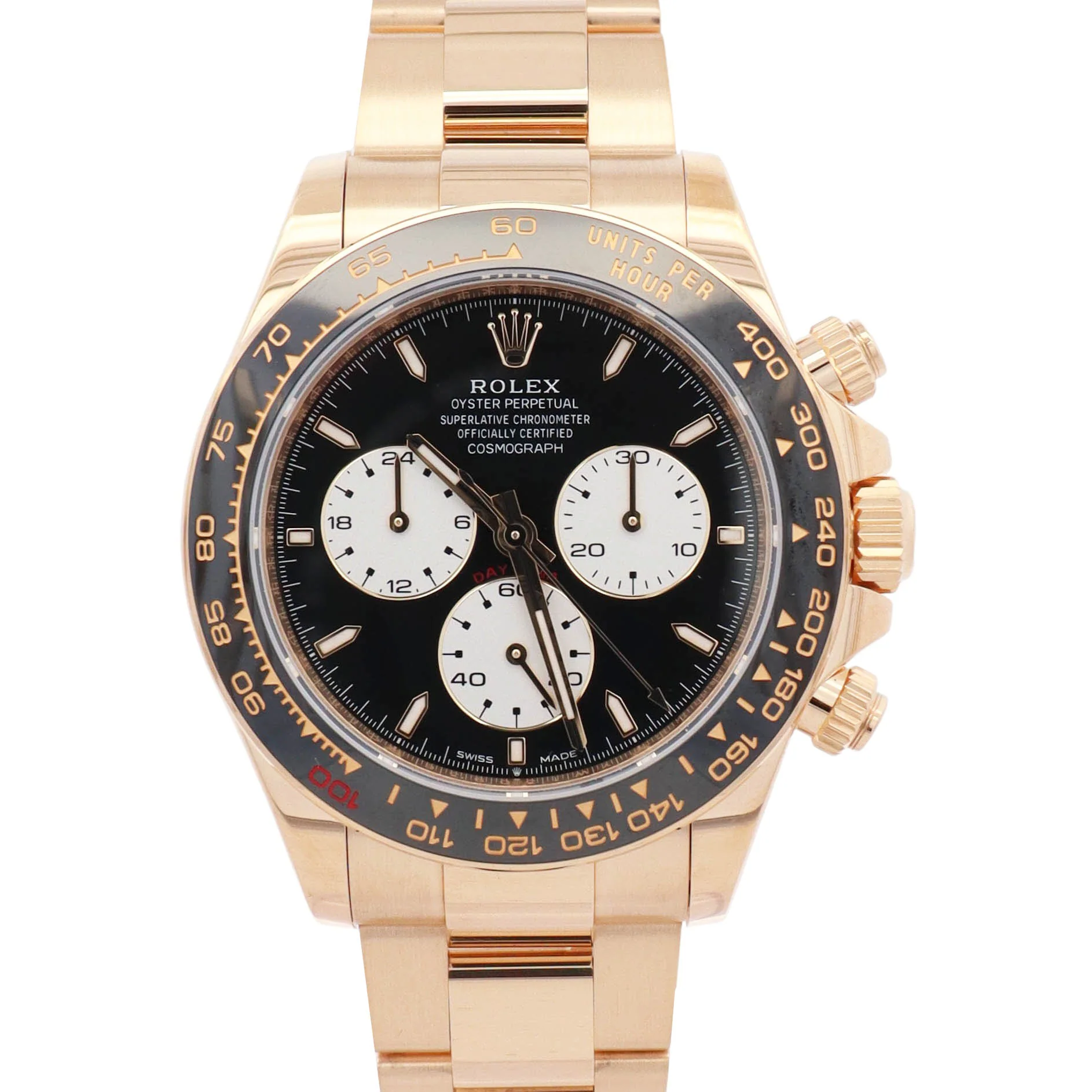 Rolex Daytona Le Mans 40mm Black Dial Watch Ref# 126528LN
