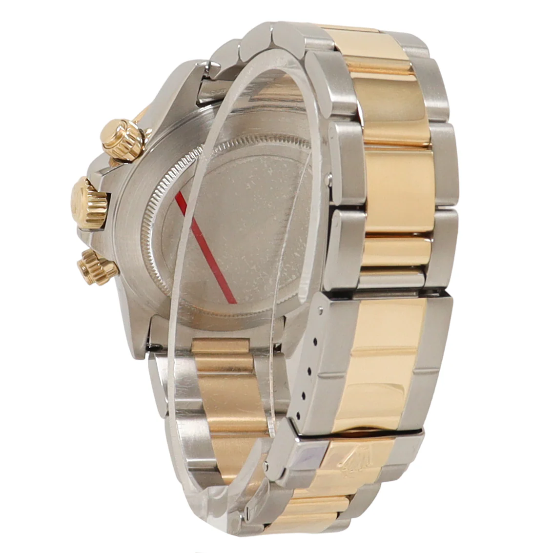 Rolex Daytona Two Tone Yellow Gold & Steel 40mm White Chronograph Dial Watch Reference#: 16523 - Image 3