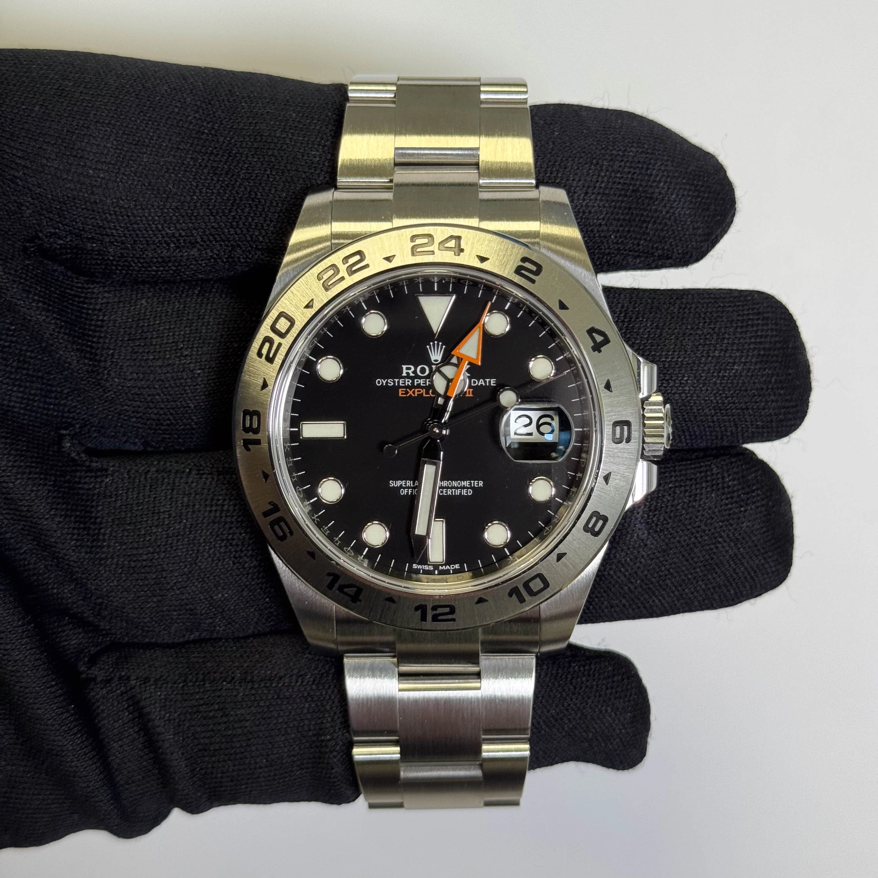 Rolex Explorer II 42mm Black Dial Watch Ref# 216570 - Image 2