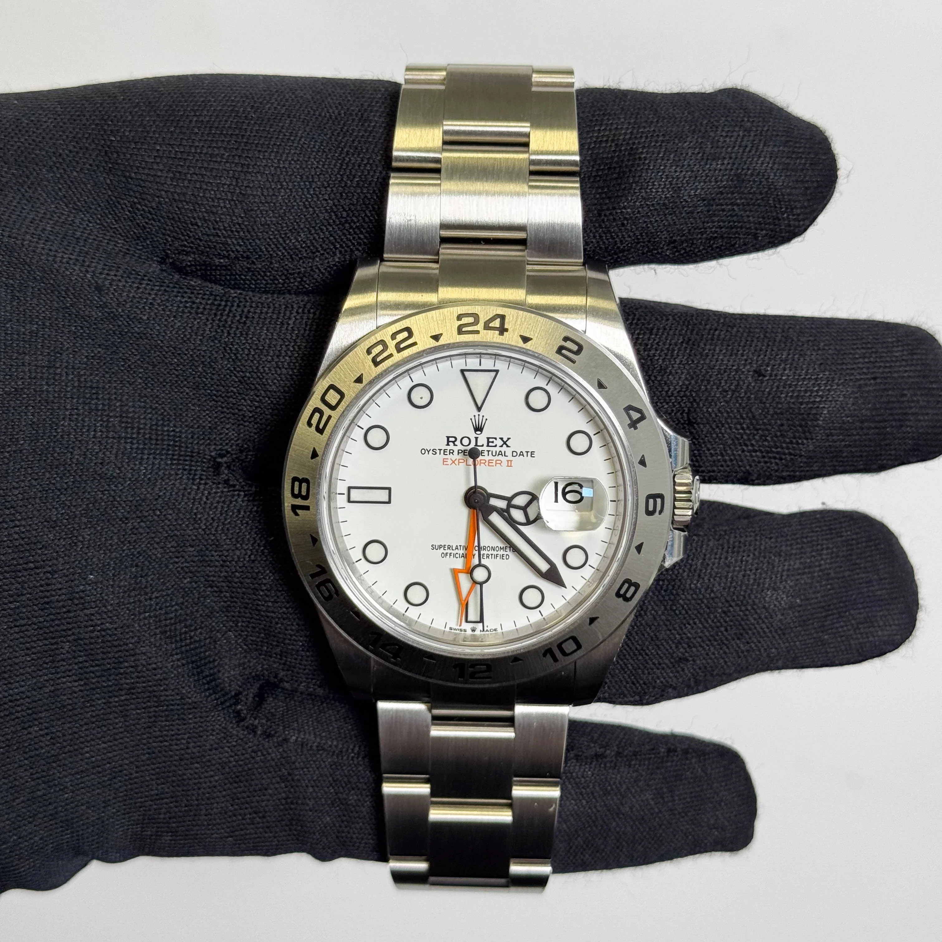 Rolex Explorer II 42mm White Dial Watch Ref# 226570 - Image 2