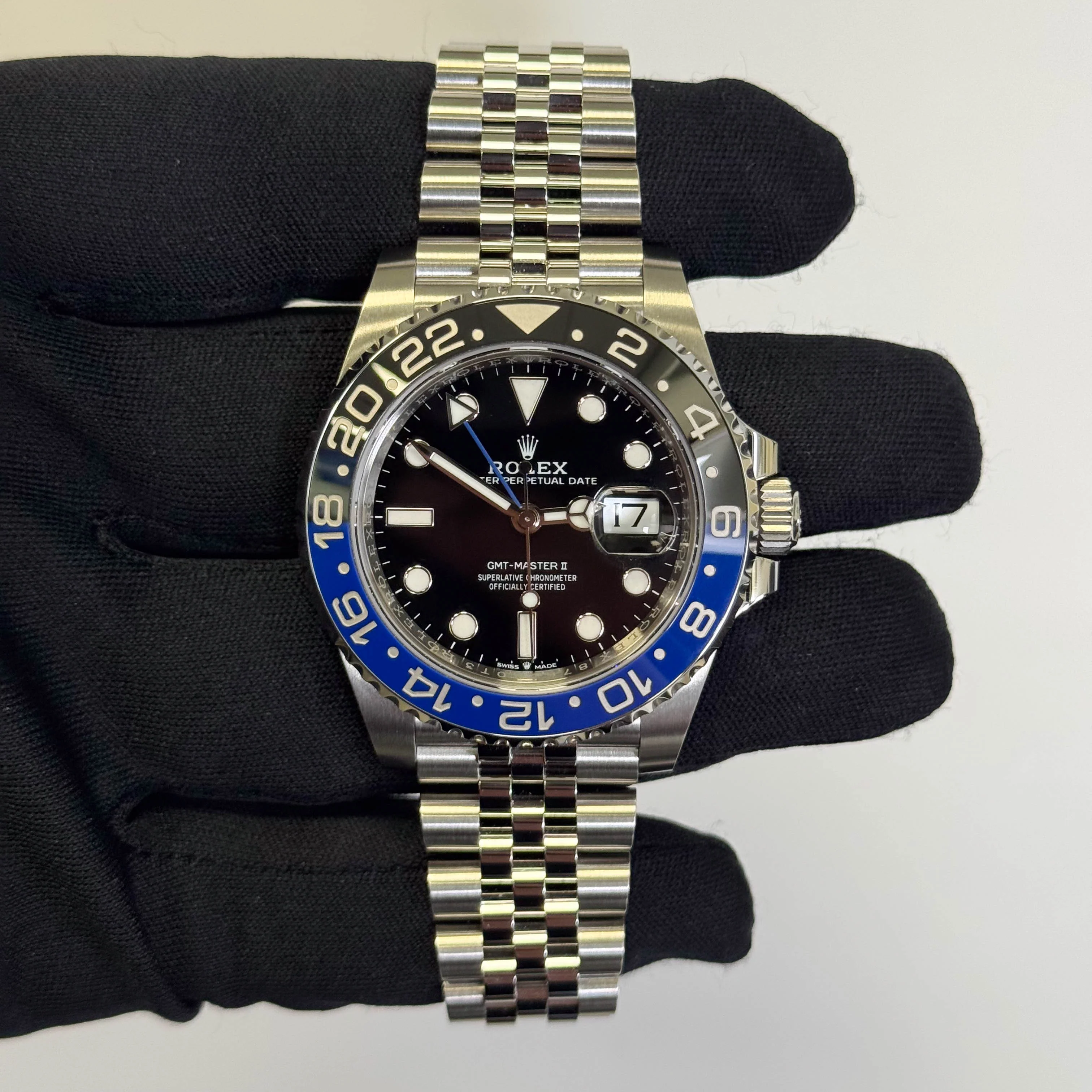 Rolex GMT Master II 40mm "Batgirl" Black Dial Watch Ref# 126710BLNR - Image 2