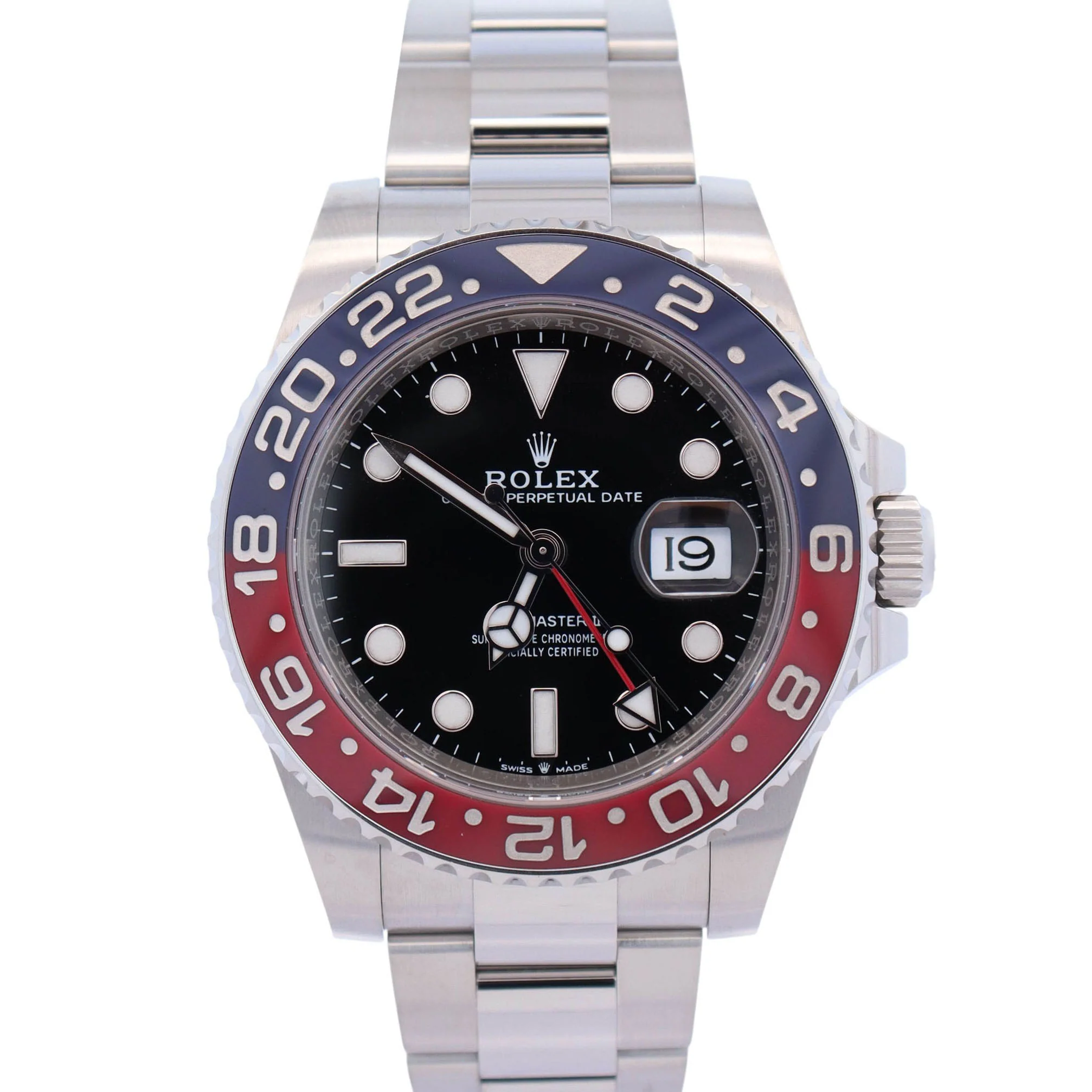 Rolex GMT Master II 40mm Black Dial Watch Ref# 126710BLRO
