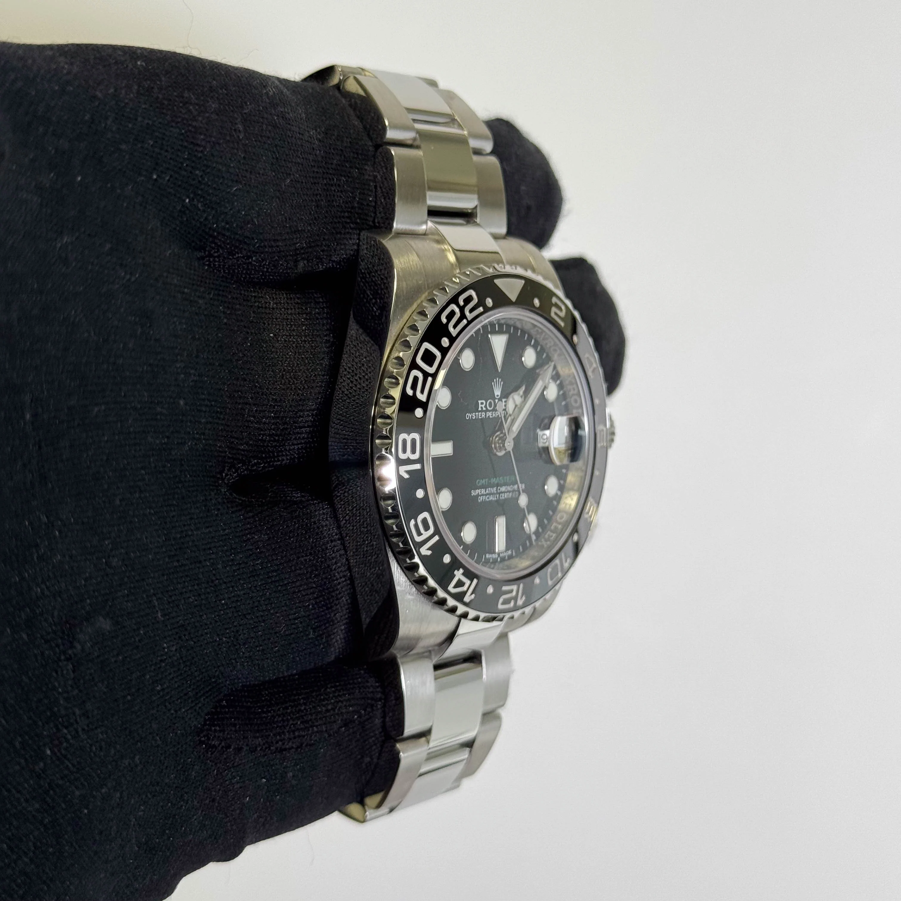 Rolex GMT-Master II 40mm Black Dial Watch Ref# 116710LN - Image 3