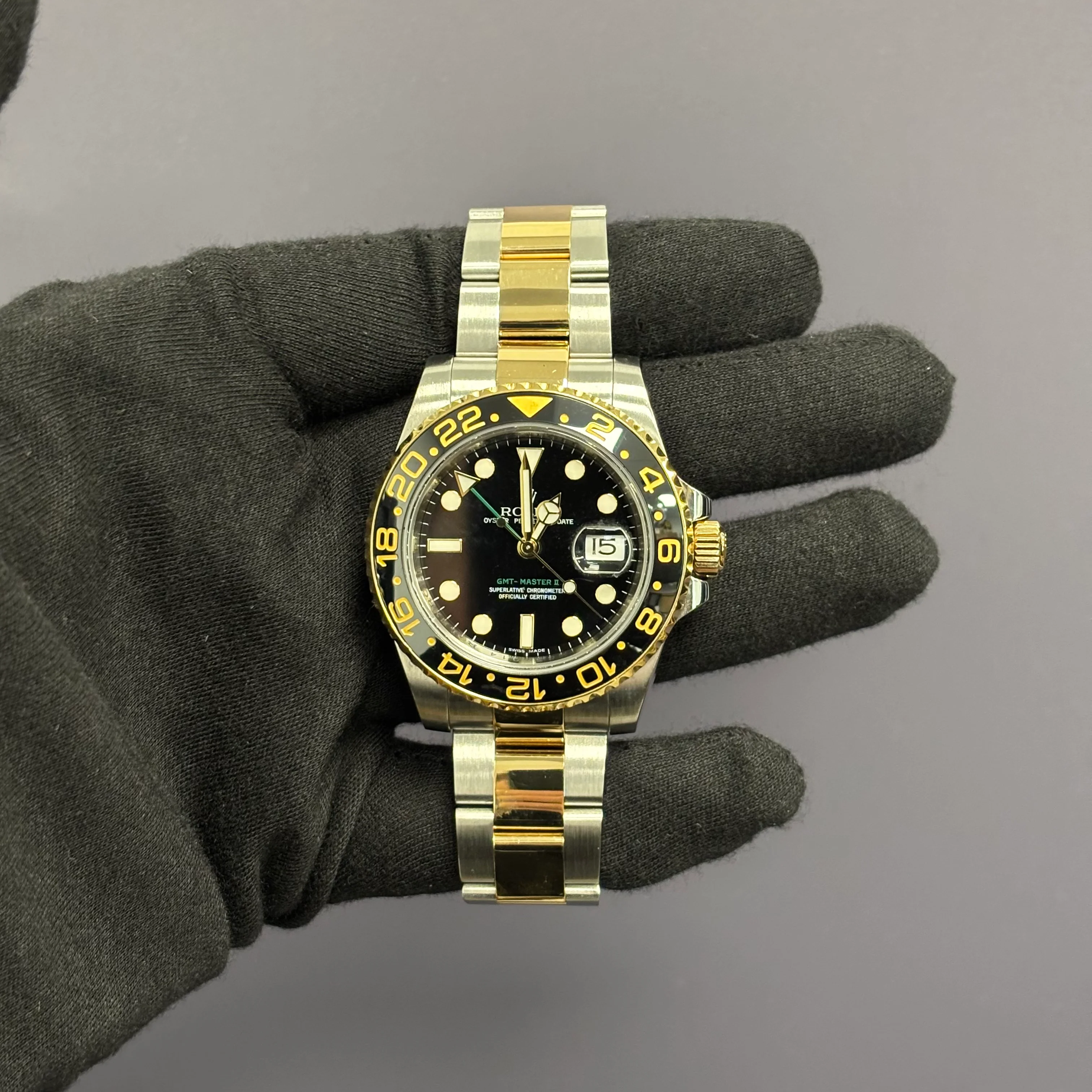 Rolex GMT-Master II 40mm Black Dial Watch Ref# 116713 - Image 2