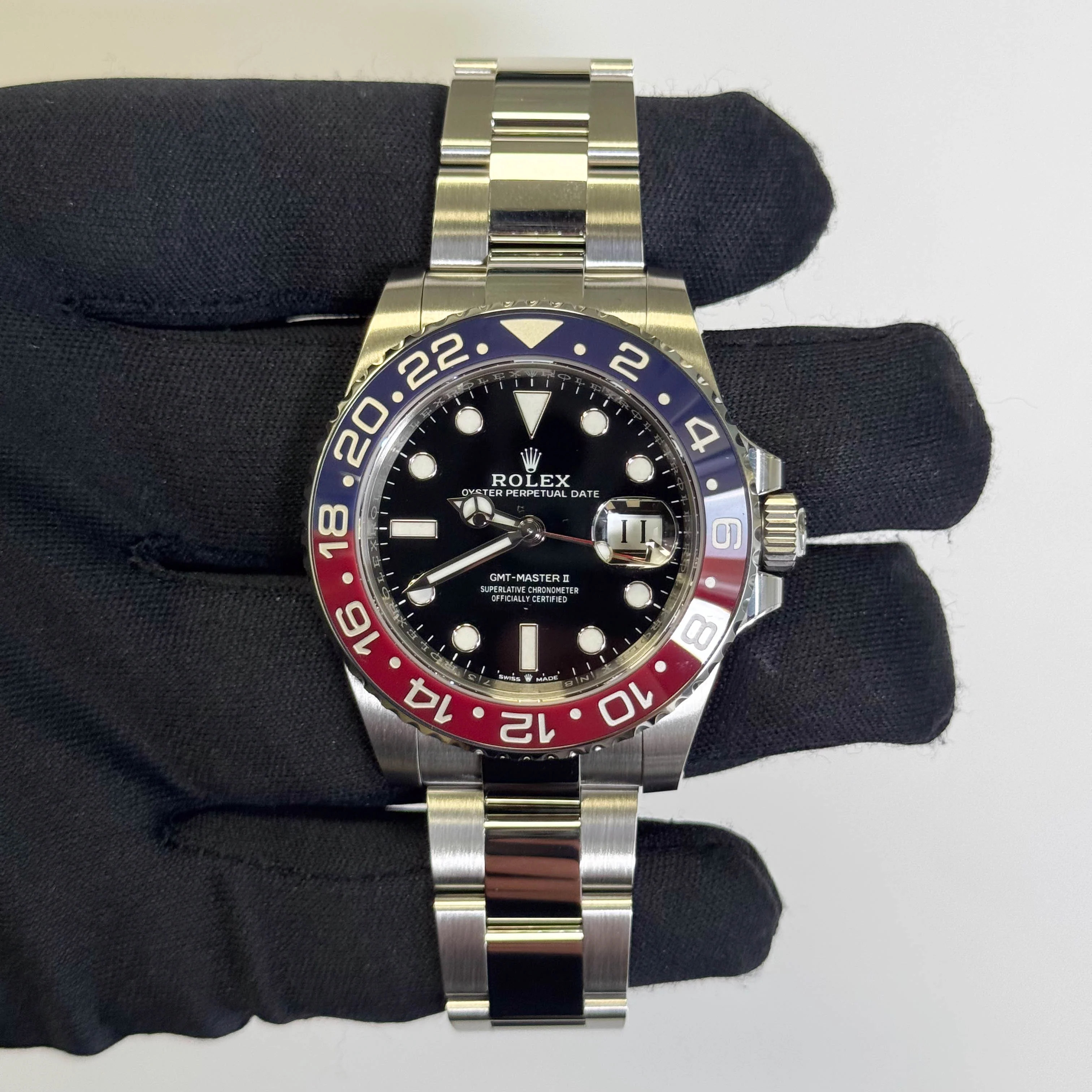 Rolex GMT-Master II 40mm Black Dial Watch Ref# 126710BLRO - Image 2