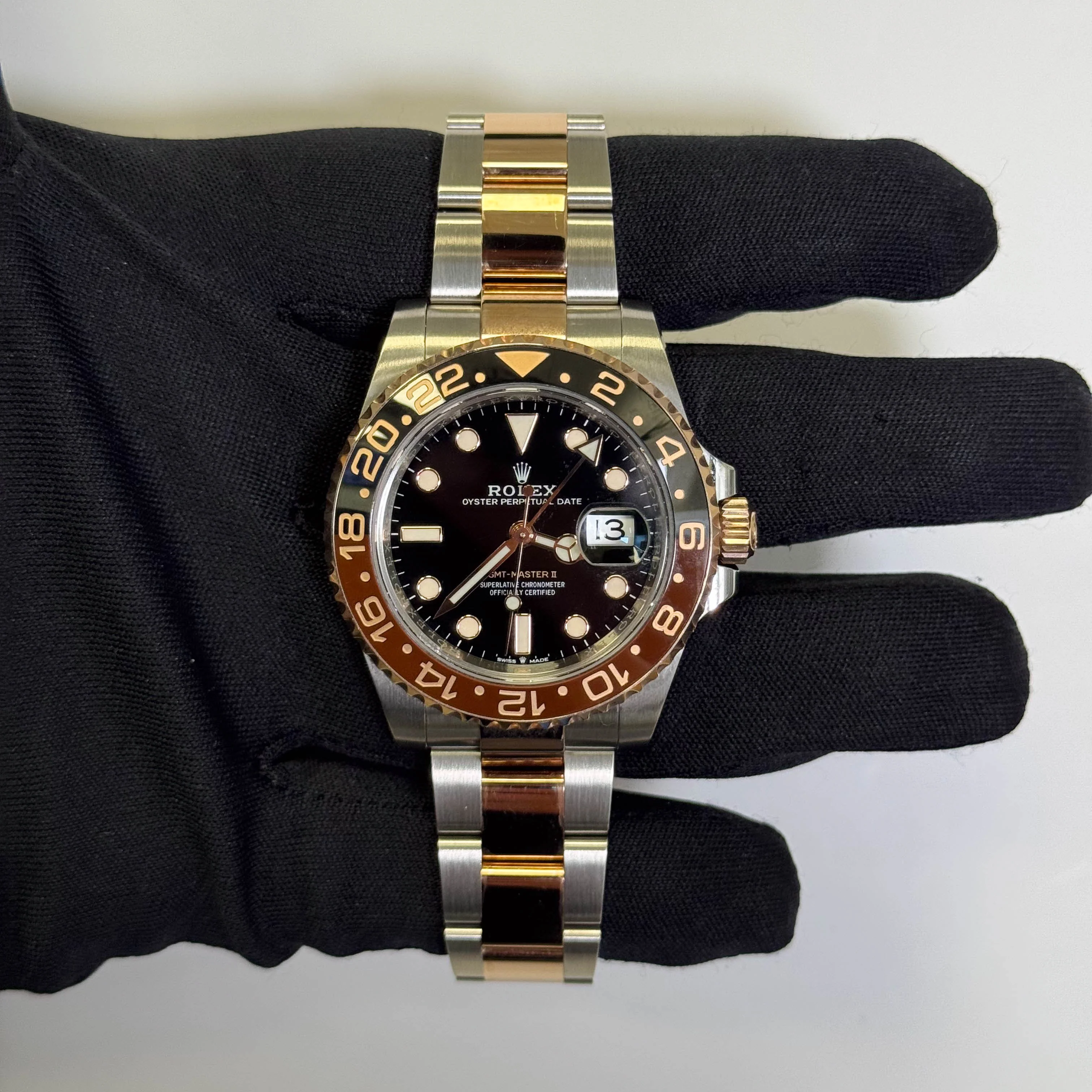 Rolex GMT-Master II 40mm Black Dial Watch Ref# 126711CHNR - Image 2