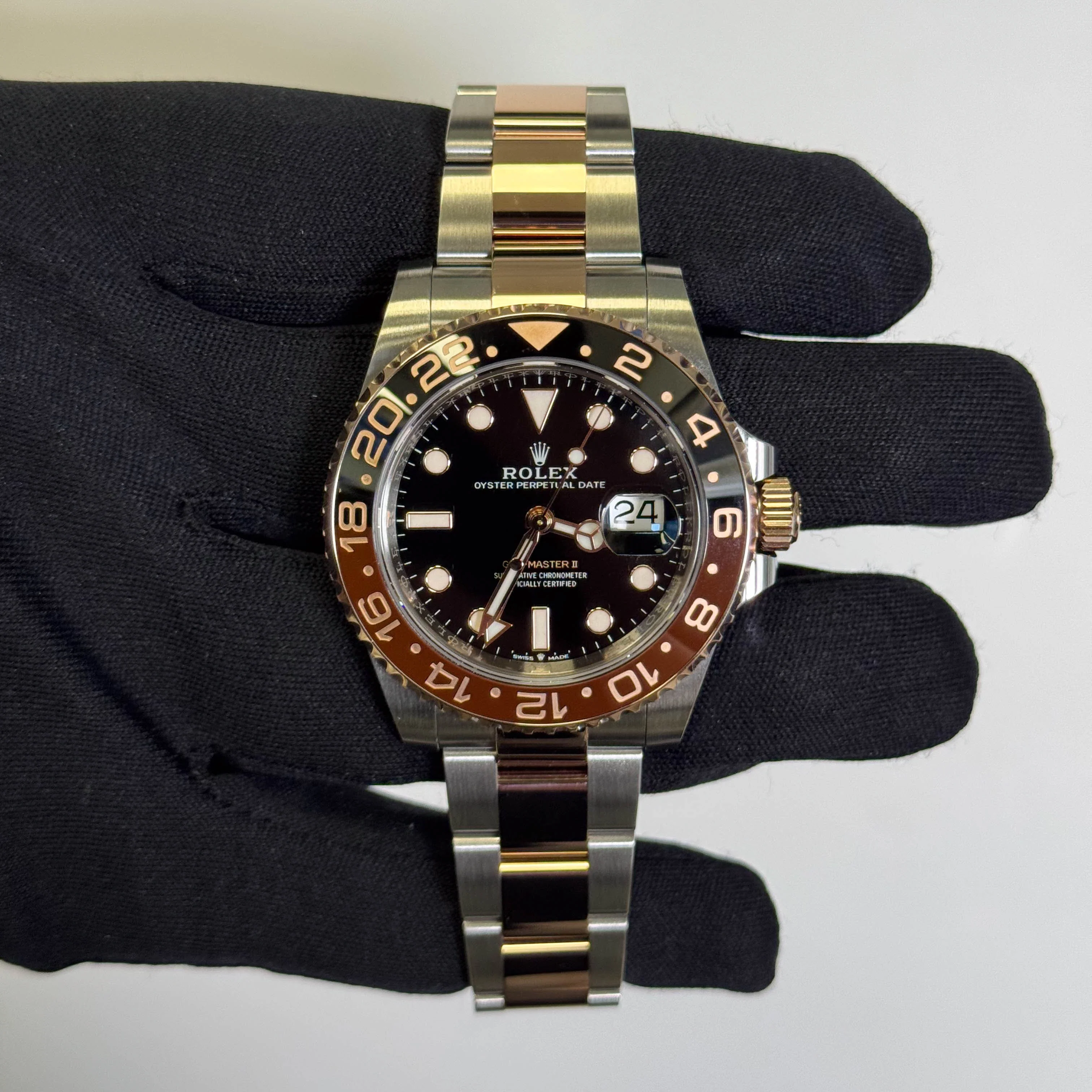 Rolex GMT-Master II 40mm Black Dial Watch Ref# 126711CHNR - Image 2