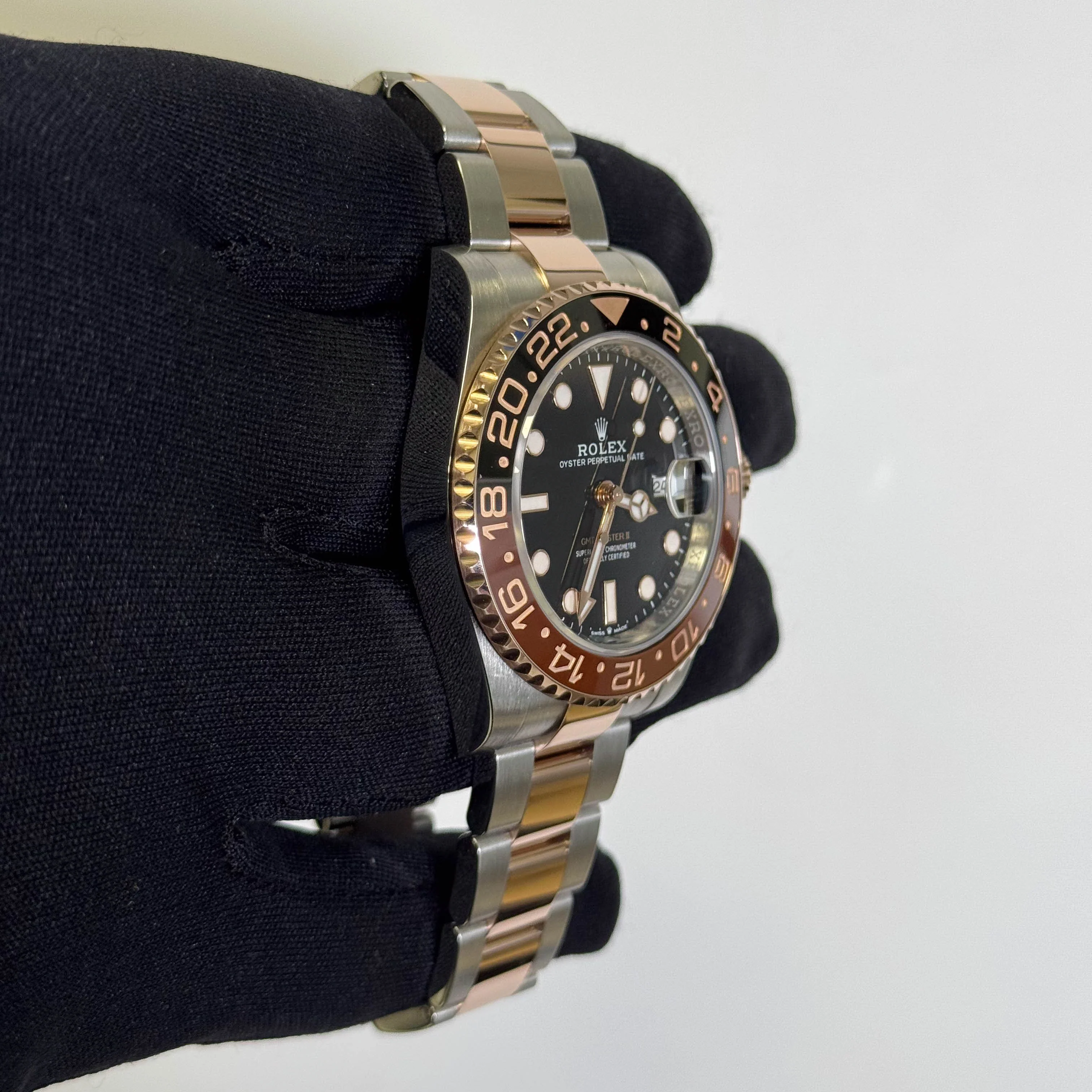 Rolex GMT-Master II 40mm Black Dial Watch Ref# 126711CHNR - Image 3