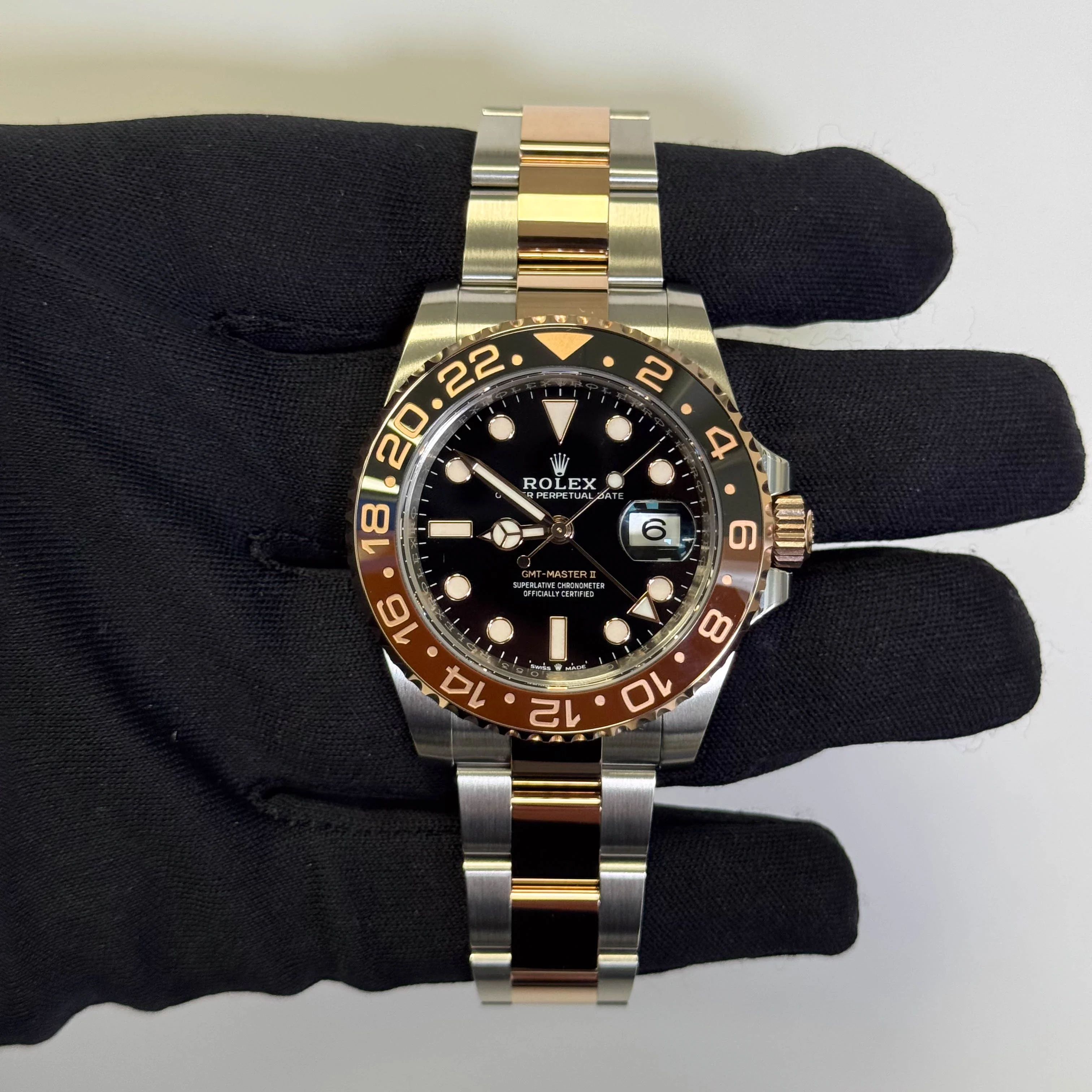 Rolex GMT-Master II 40mm Black Dial Watch Ref# 126711CHNR - Image 2