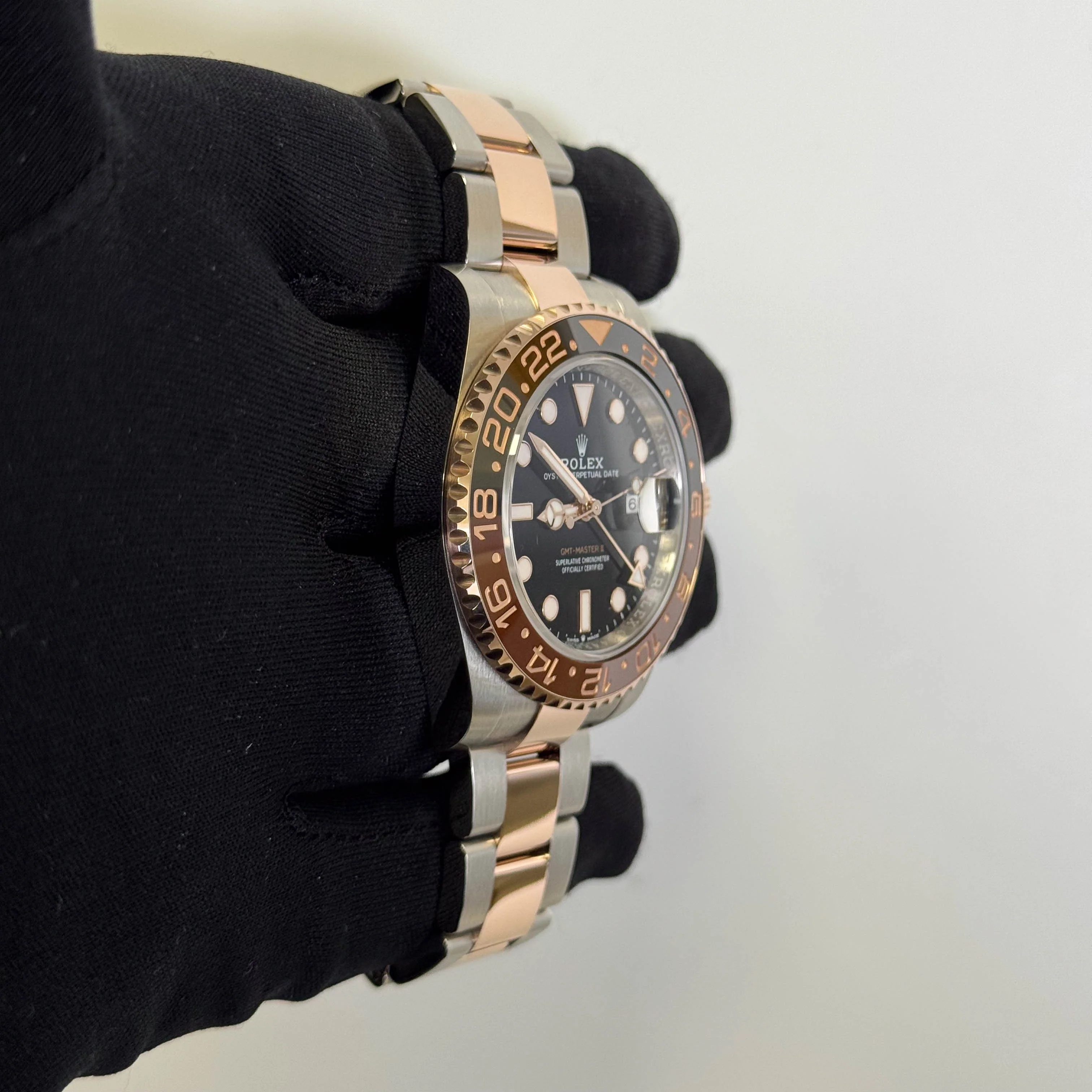Rolex GMT-Master II 40mm Black Dial Watch Ref# 126711CHNR - Image 3