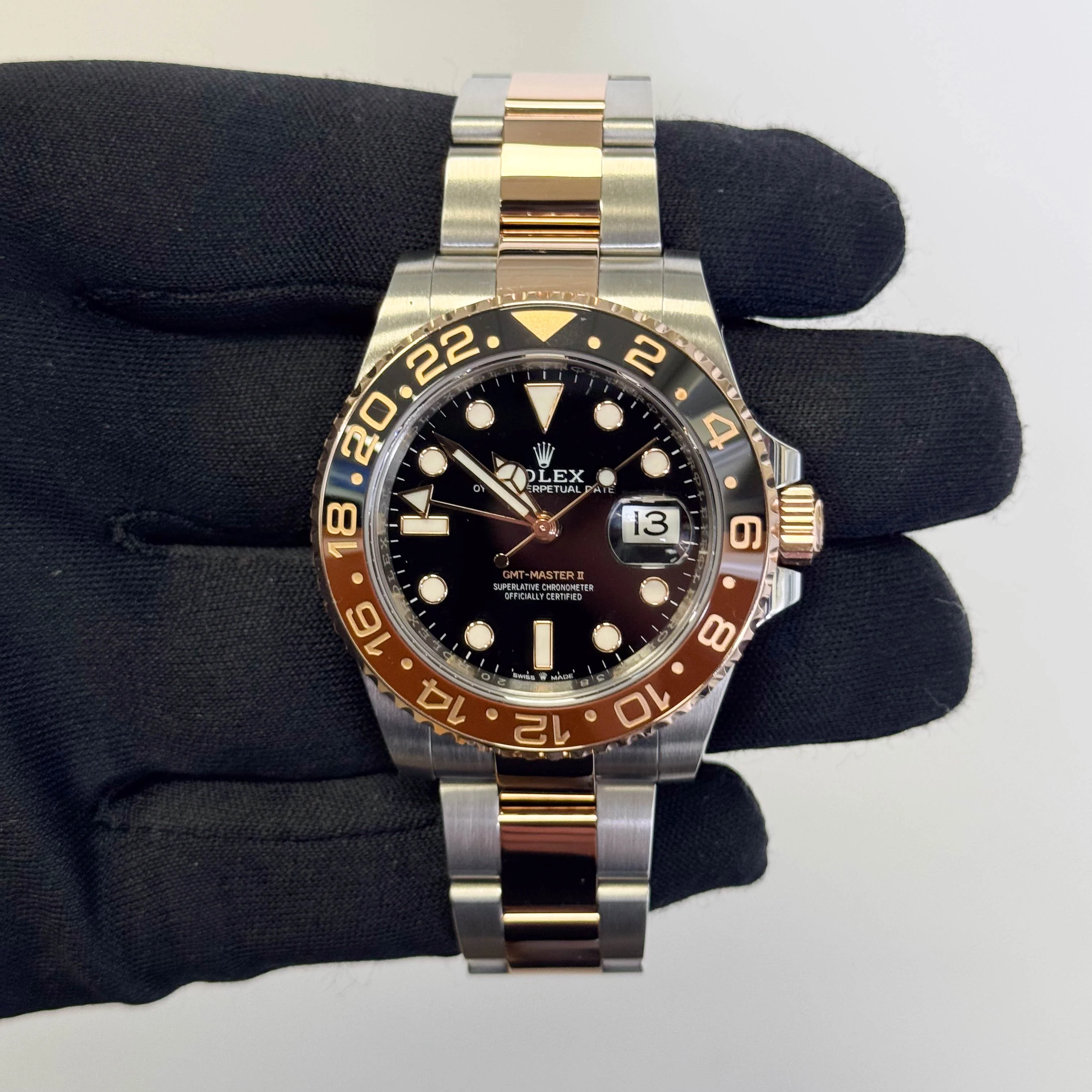 Rolex GMT-Master II 40mm Black Dial Watch Ref# 126711CHNR - Image 2