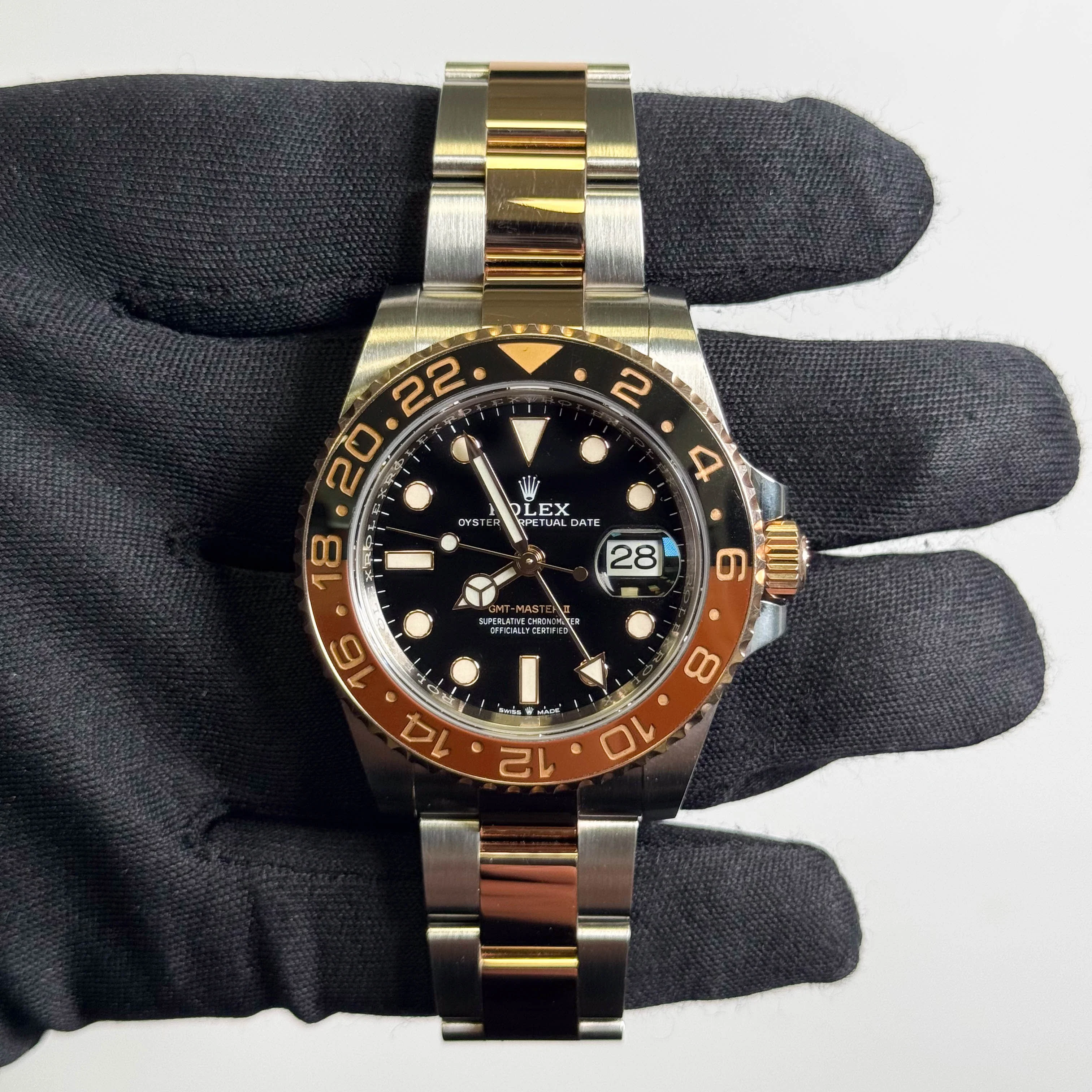 Rolex GMT-Master II 40mm Black Dial Watch Ref# 126711CHNR - Image 2
