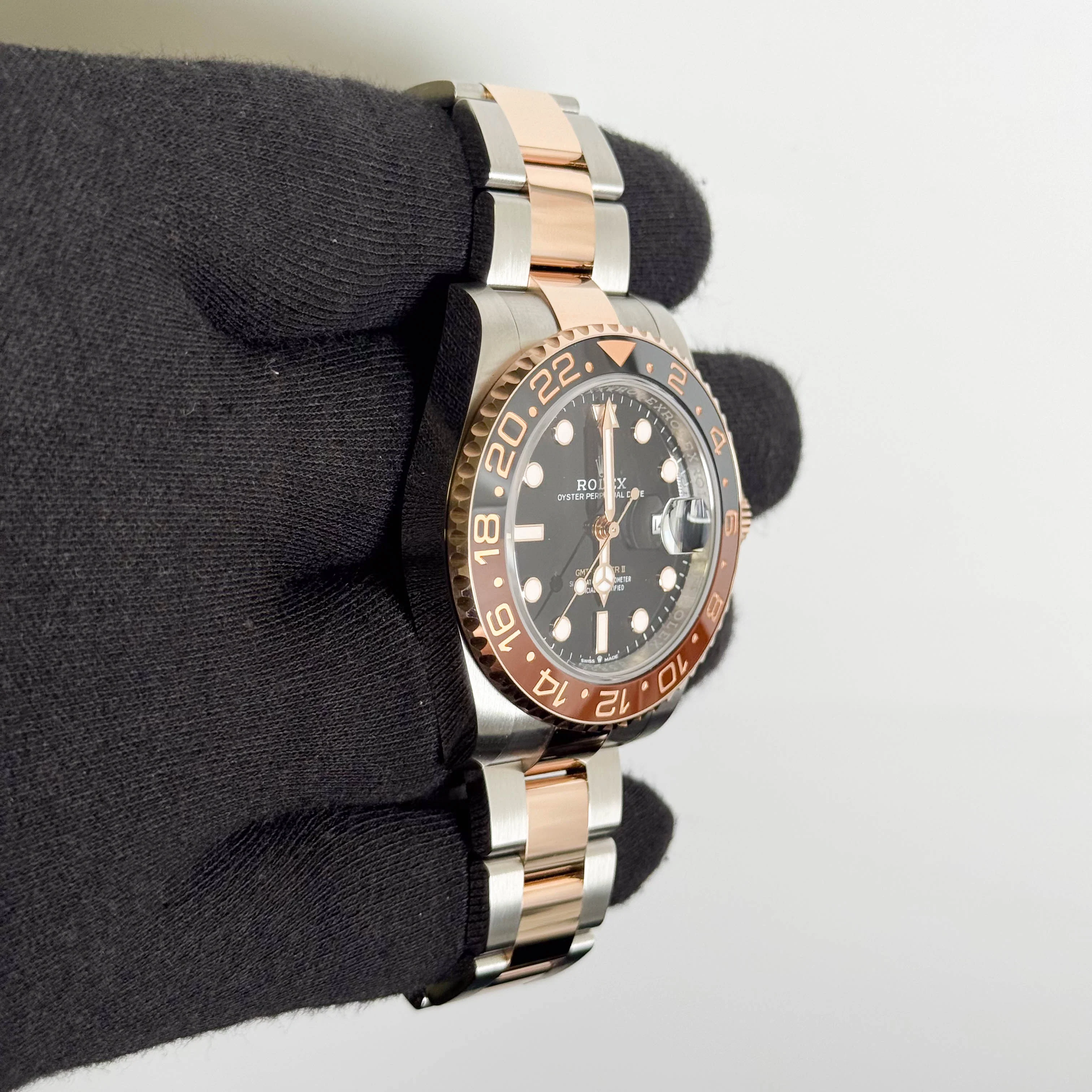 Rolex GMT-Master II 40mm Black Dial Watch Ref# 126711CHNR - Image 3