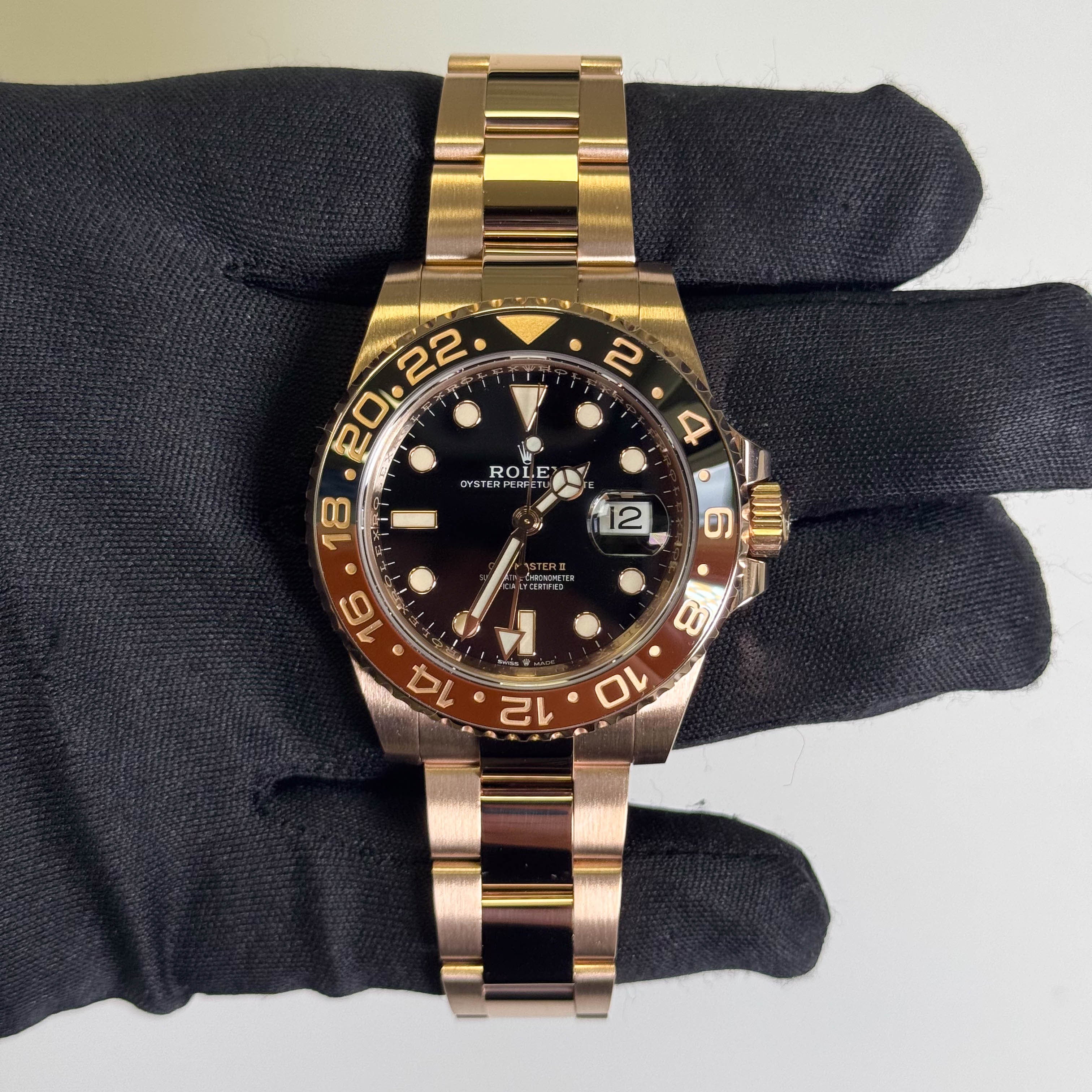 Rolex GMT-Master II 40mm Black Dial Watch Ref# 126715CHNR - Image 2