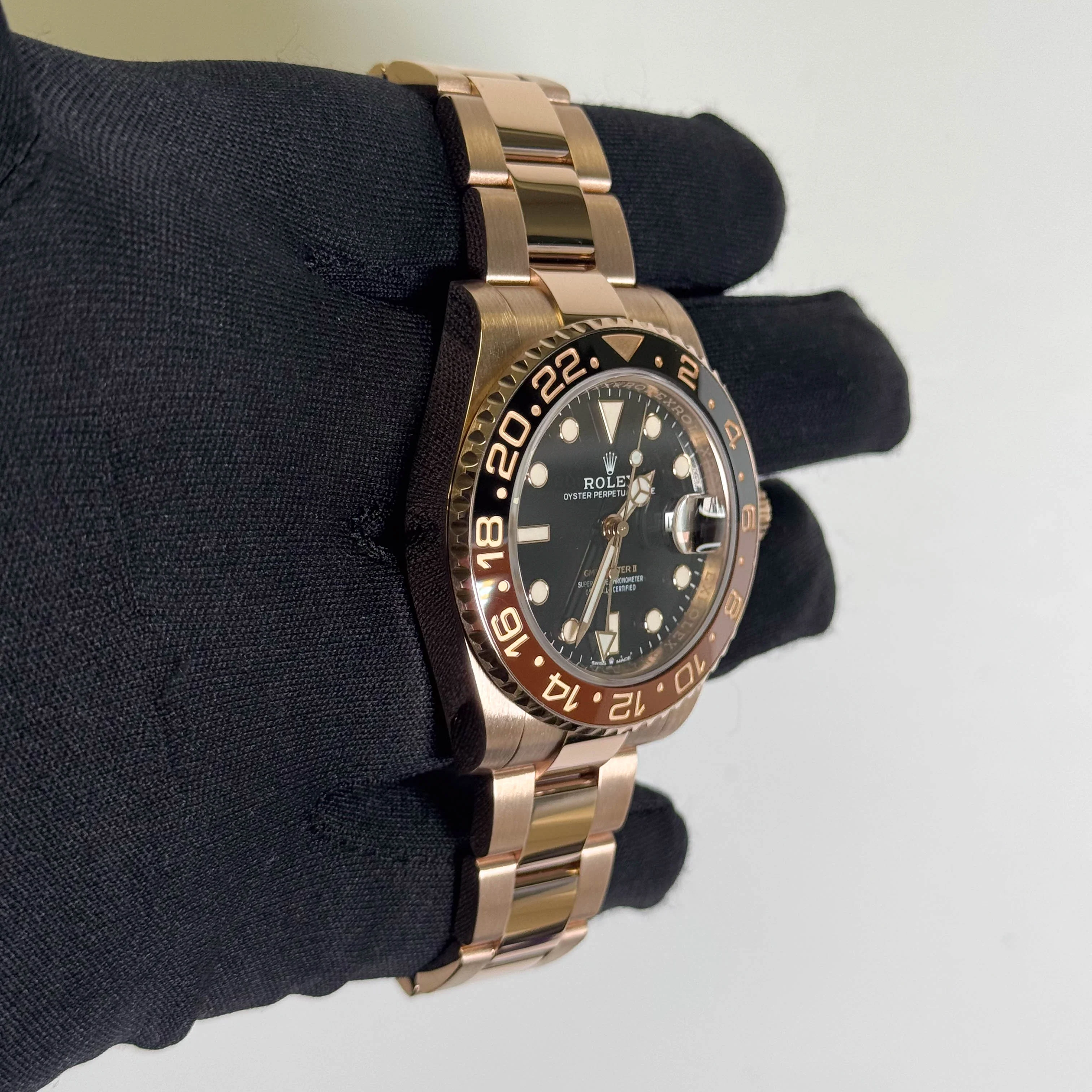 Rolex GMT-Master II 40mm Black Dial Watch Ref# 126715CHNR - Image 3