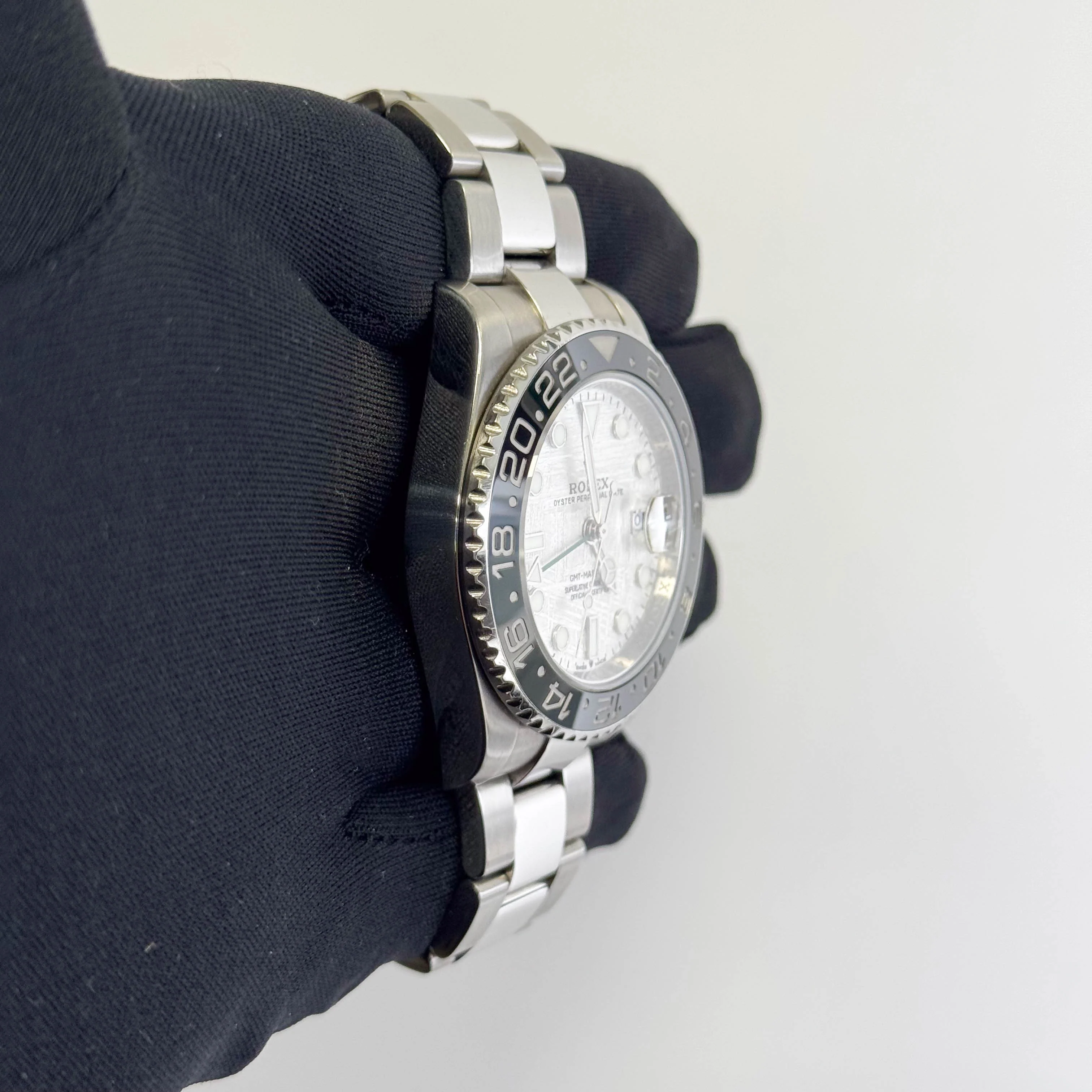 Rolex GMT-Master II 40mm Custom Meteorite Dial Watch Ref# 116710LN - Image 3