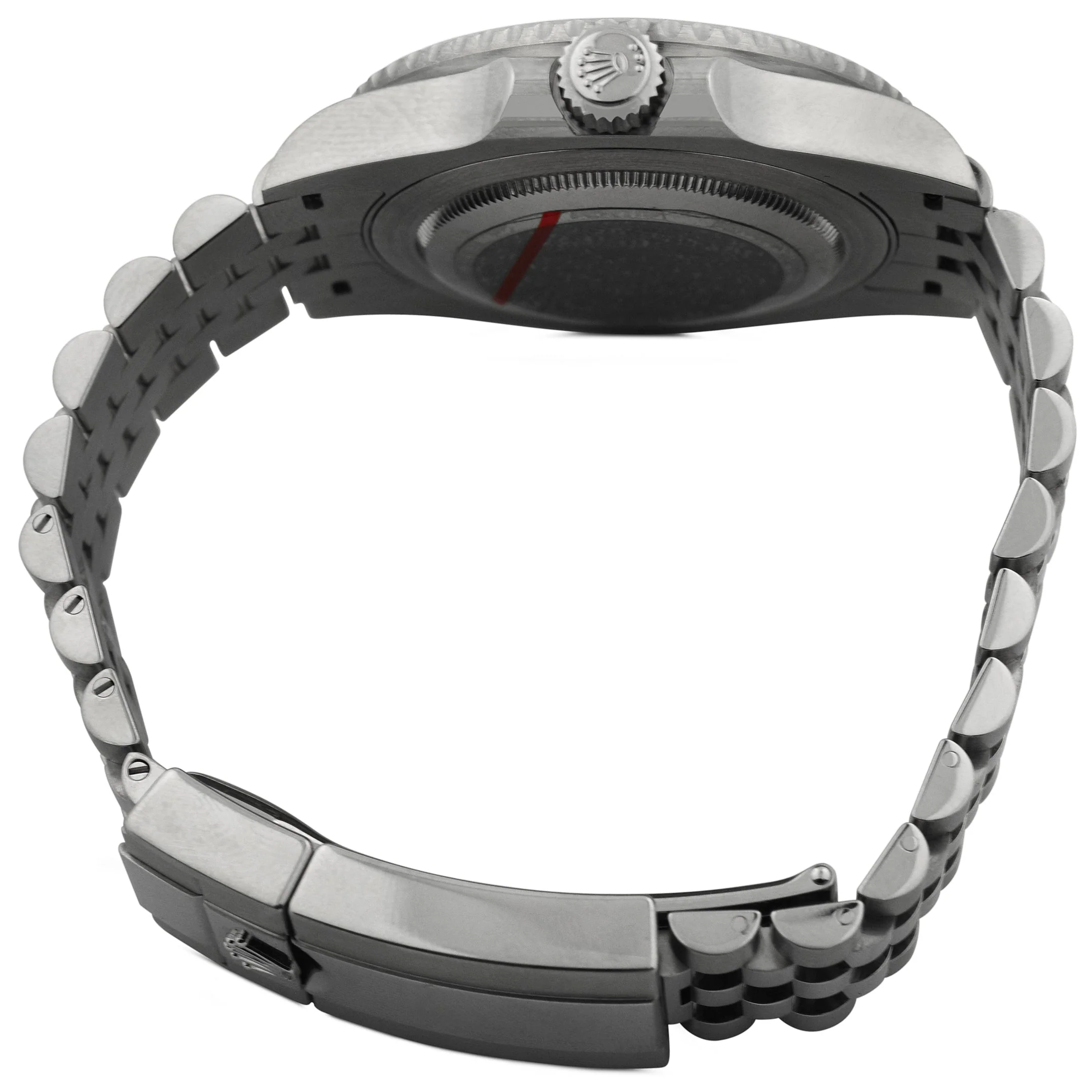 Rolex GMT Master II "Pepsi" Stainless Steel 40mm Black Dot Dial Watch Reference#: 116710BLNR - Image 4