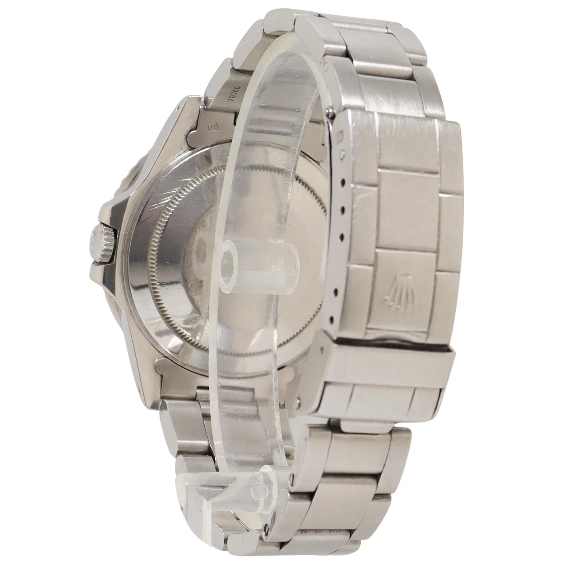 Rolex Gmt Master II Stainless Steel 40mm "Coke" Black Dot Dial Watch Reference #: 16710 - Image 3