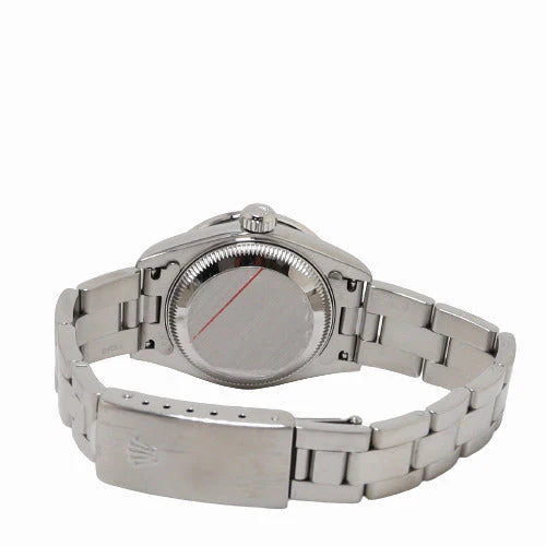 Rolex Ladies Datejust Stainless Steel 26mm Silver Roman Dial Watch Reference# 79160 - Image 4