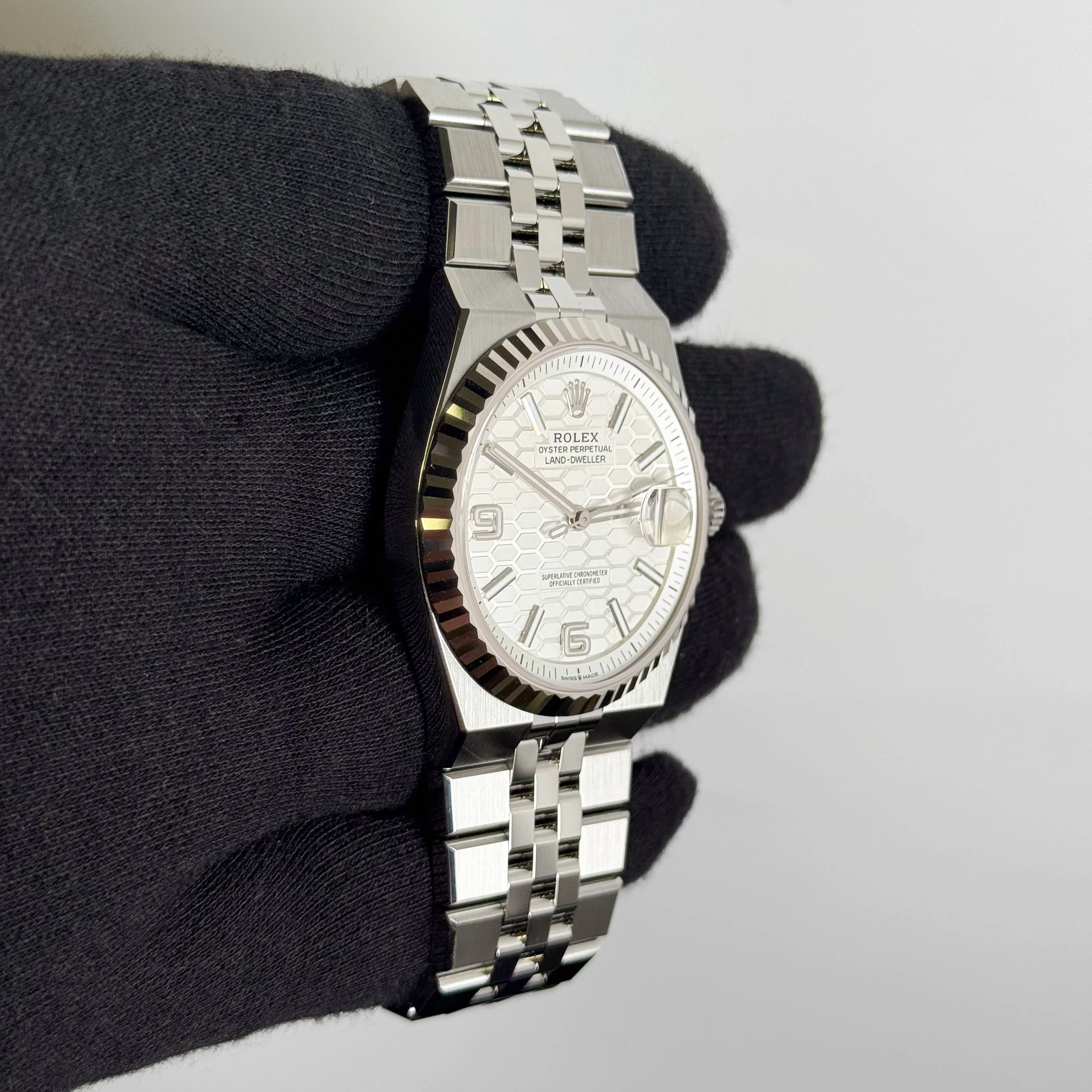 Rolex Land-Dweller 40mm White Dial Watch Ref # 127334 - Image 3