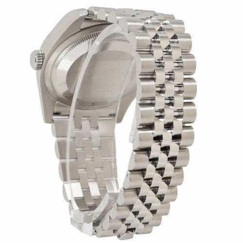 Rolex Men's Datejust Stainless Steel 36mm Black Jubilee Diamond Dial Watch Reference# 116234 - Image 3