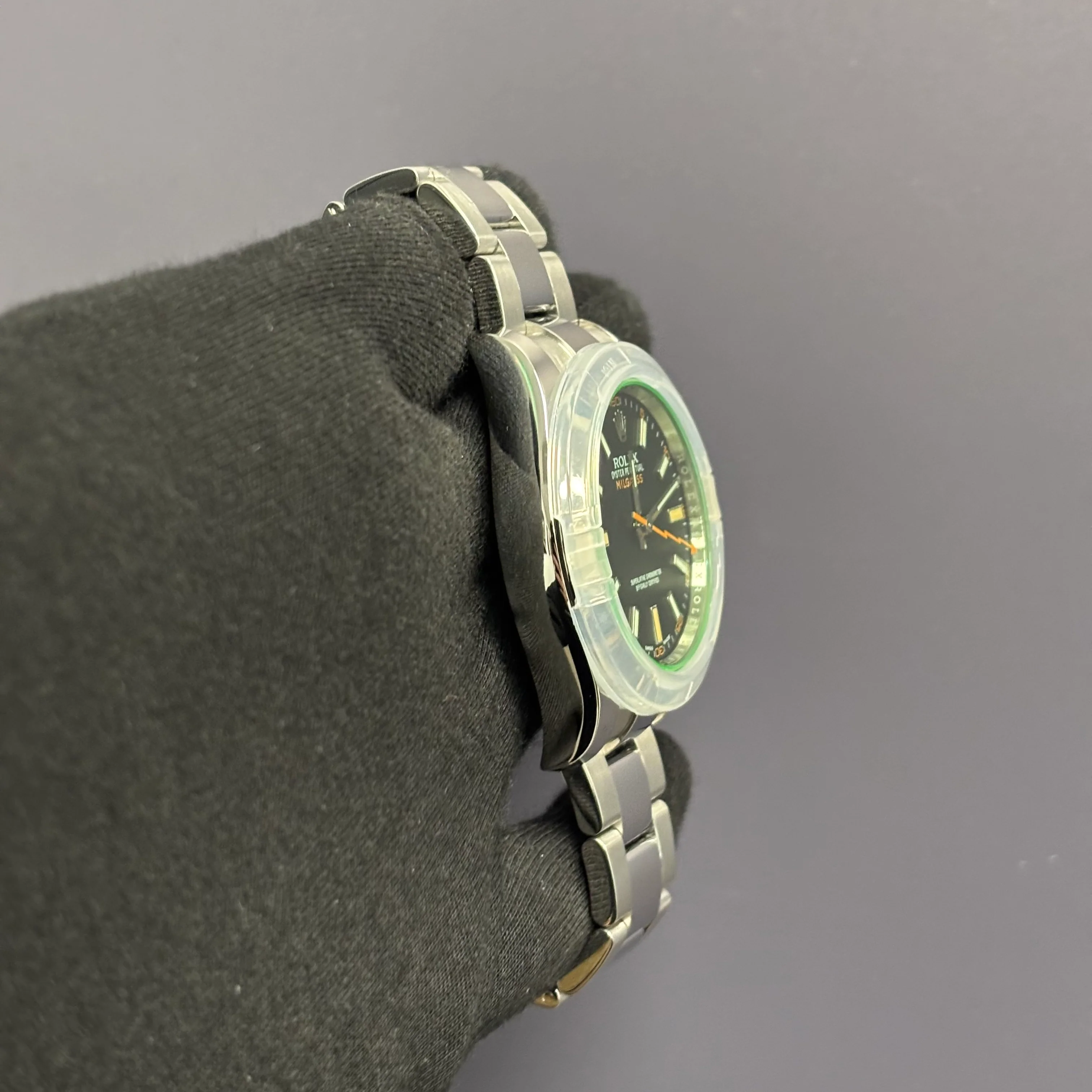 Rolex Milgauss 40mm Black Dial Watch Ref# 116400GV - Image 3