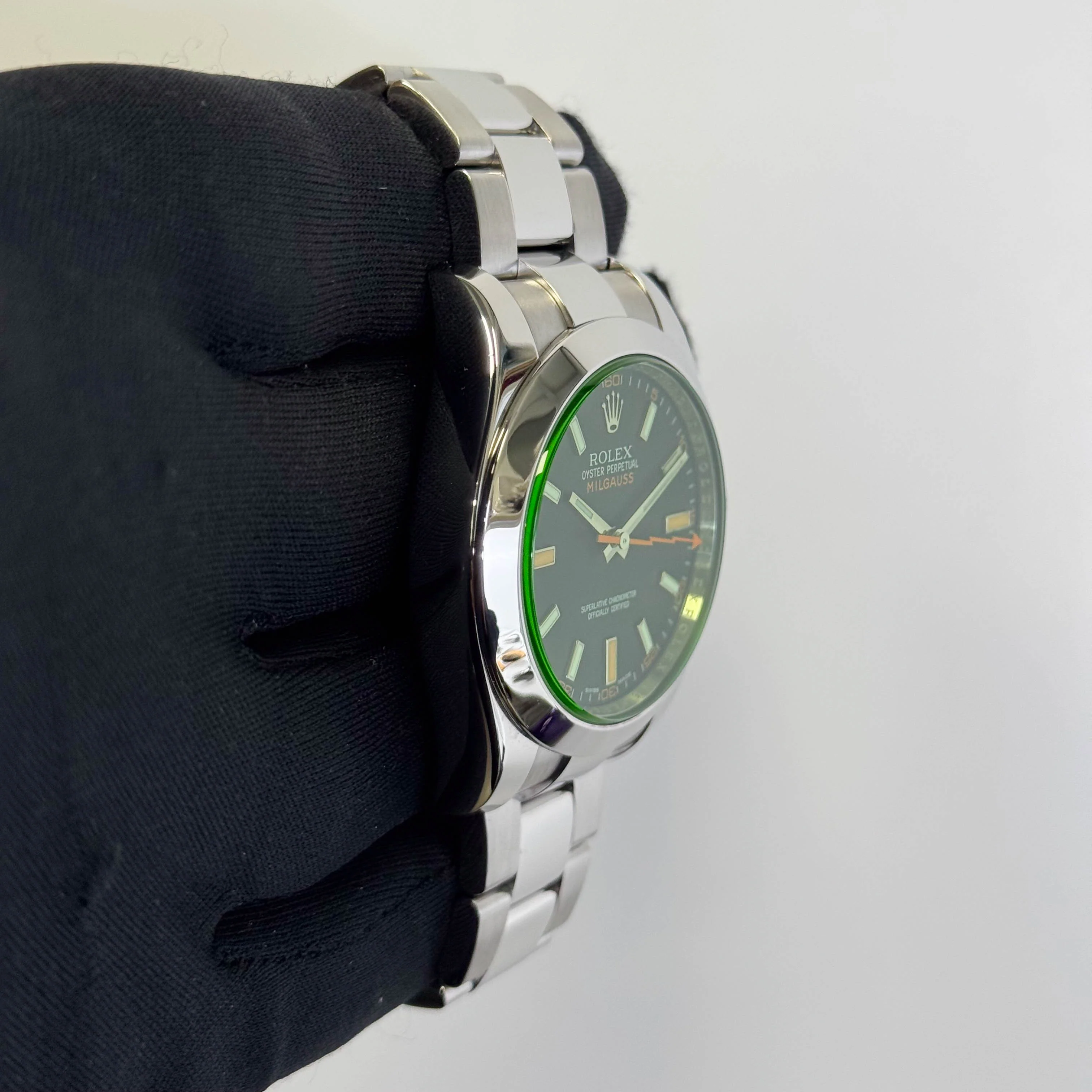 Rolex Milgauss 40mm Black Dial Watch Ref# 116400GV - Image 3