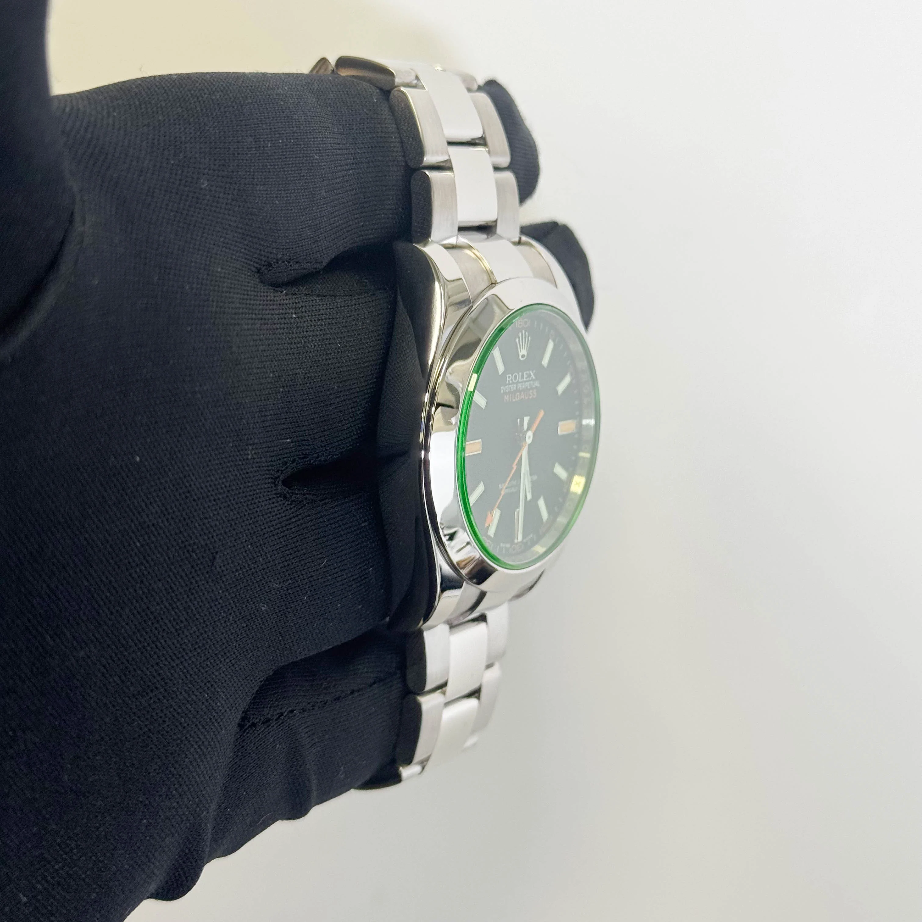 Rolex Milgauss 40mm Black Dial Watch Ref# 116400V - Image 3