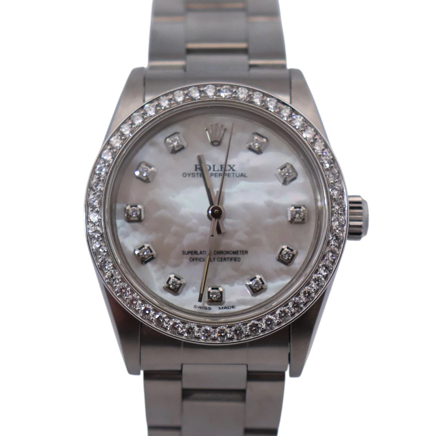 Rolex Oyster Perpetual 31mm MOP Dial Watch Ref# 67480