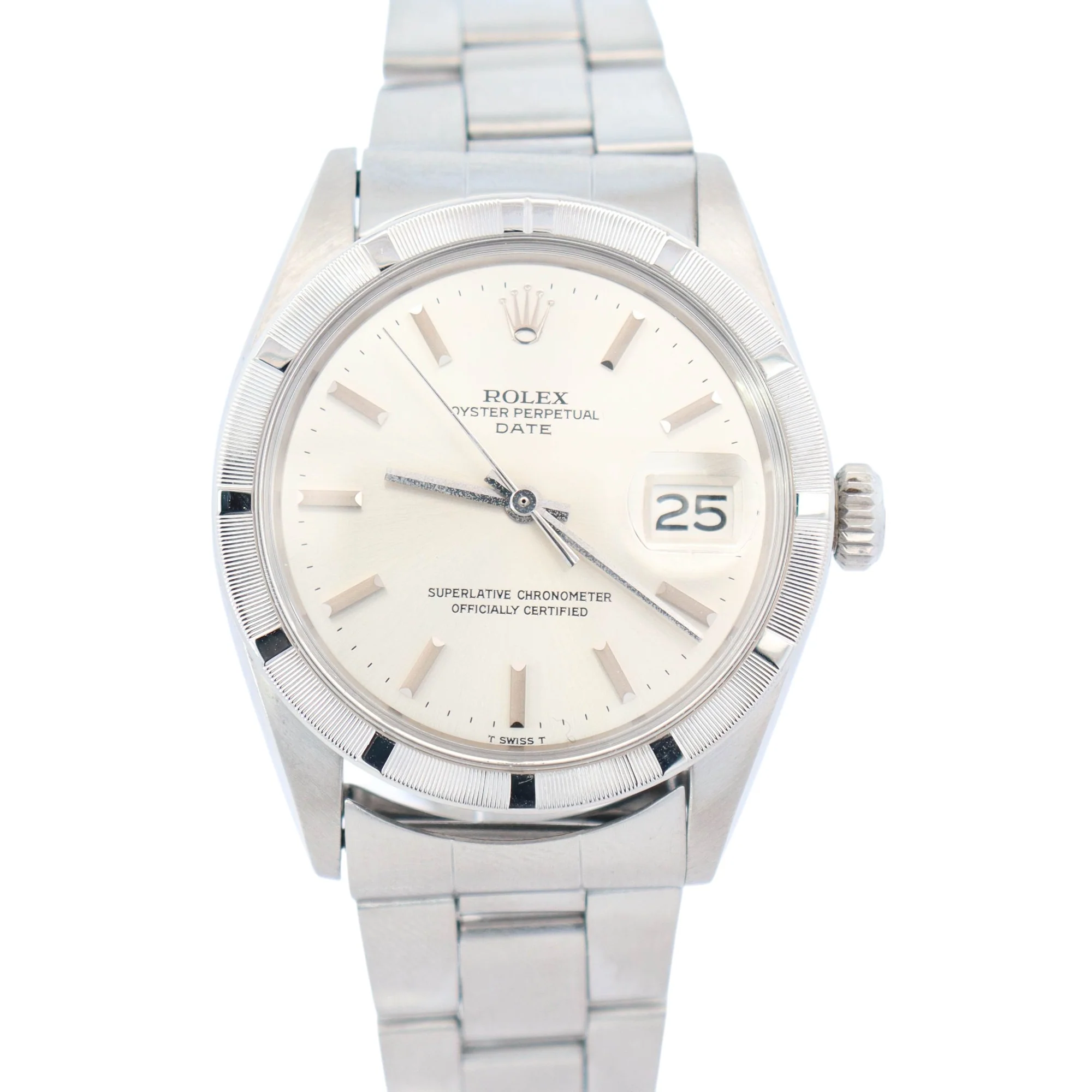 Rolex Oyster Perpetual 34mm Silver Dial Watch Ref# 1501