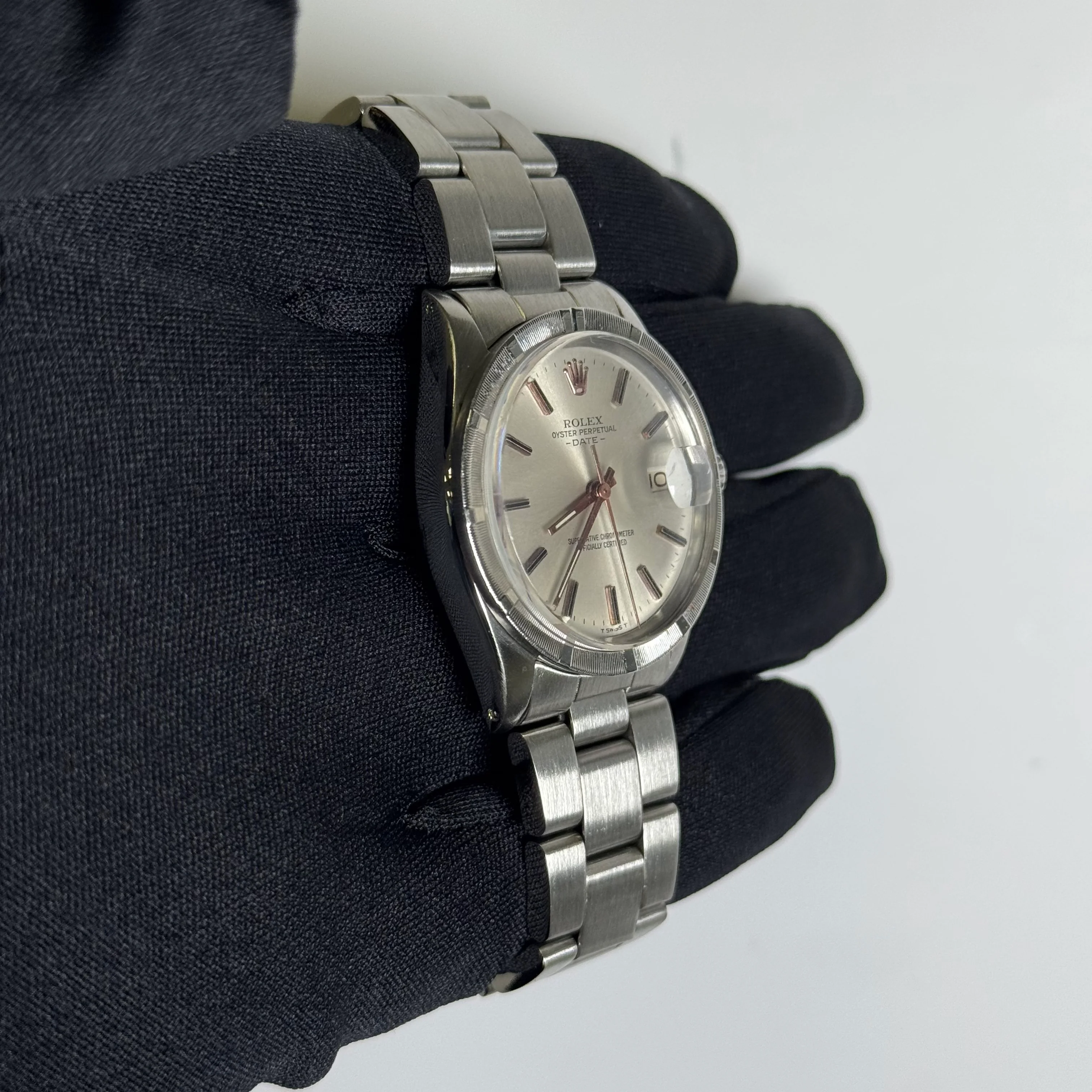 Rolex Oyster Perpetual 34mm Silver Dial Watch Ref# 1501 - Image 3