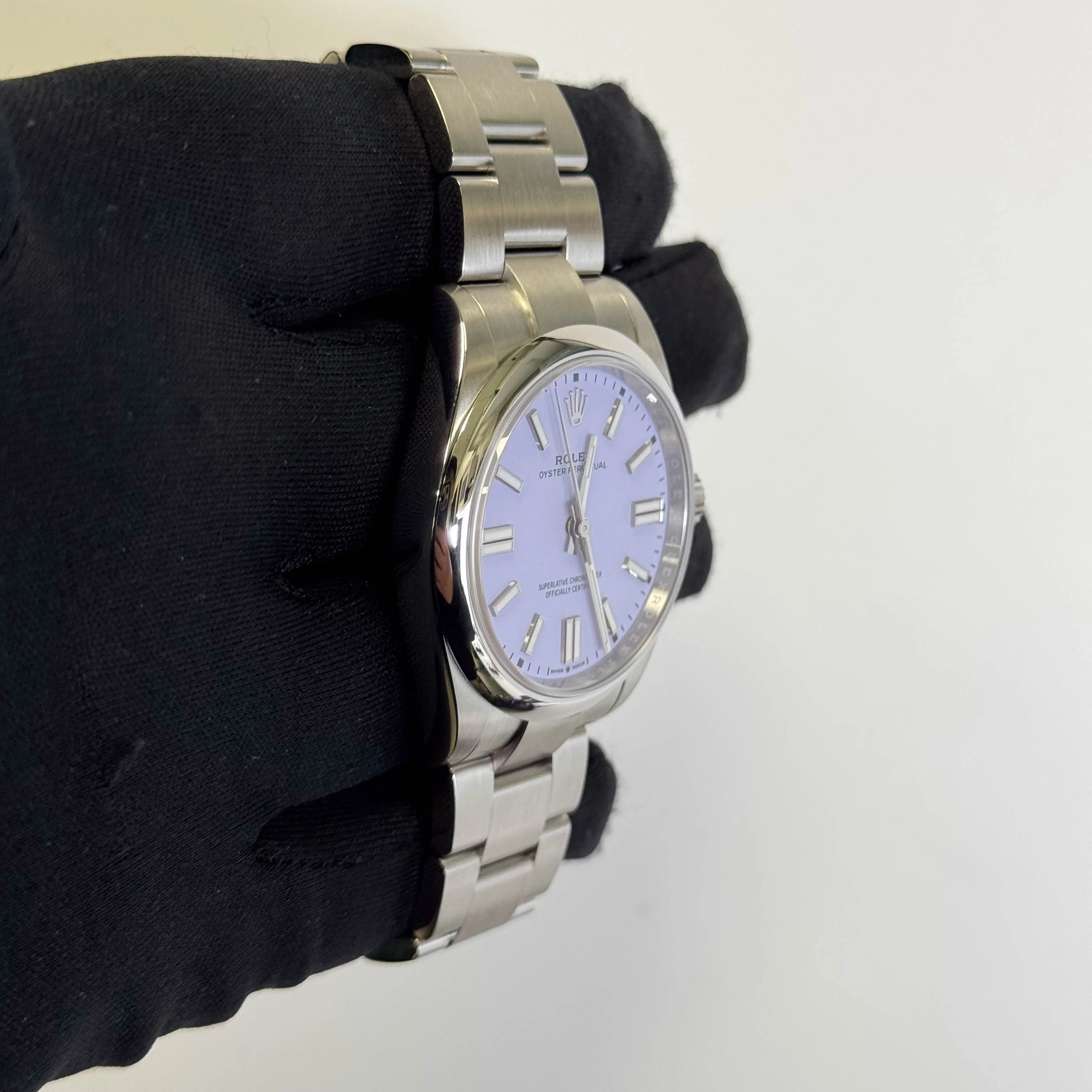 Rolex Oyster Perpetual Lavender 41mm Dial Watch Ref# 134300 - Image 3