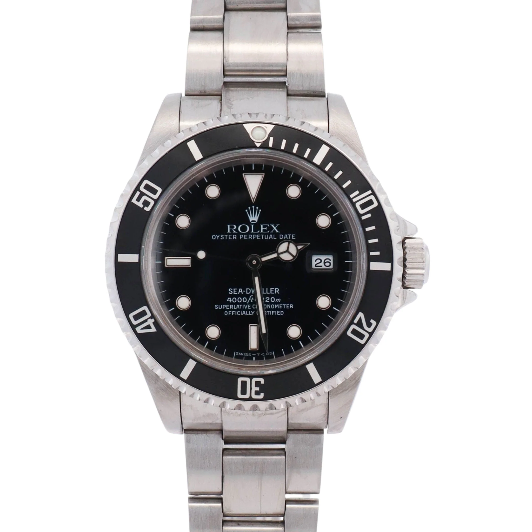 Rolex Sea-Dweller 40mm Black Dial Watch Ref# 16600