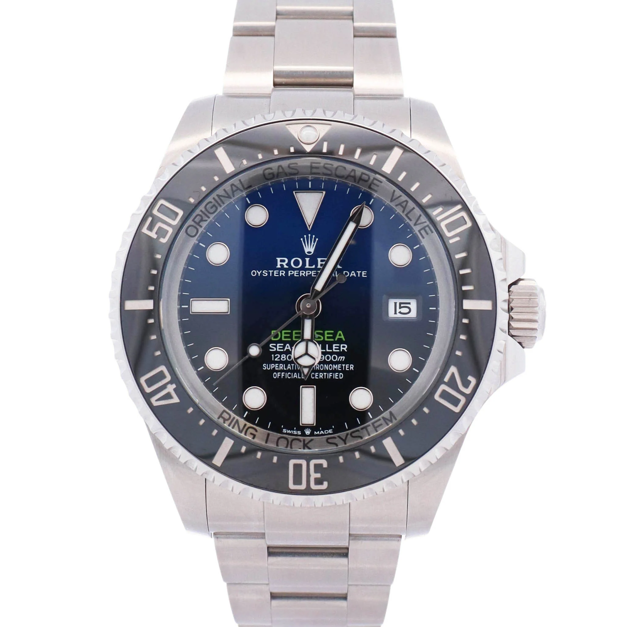 Rolex Sea-Dweller 44mm Black/Blue Dial Watch Ref# 136660