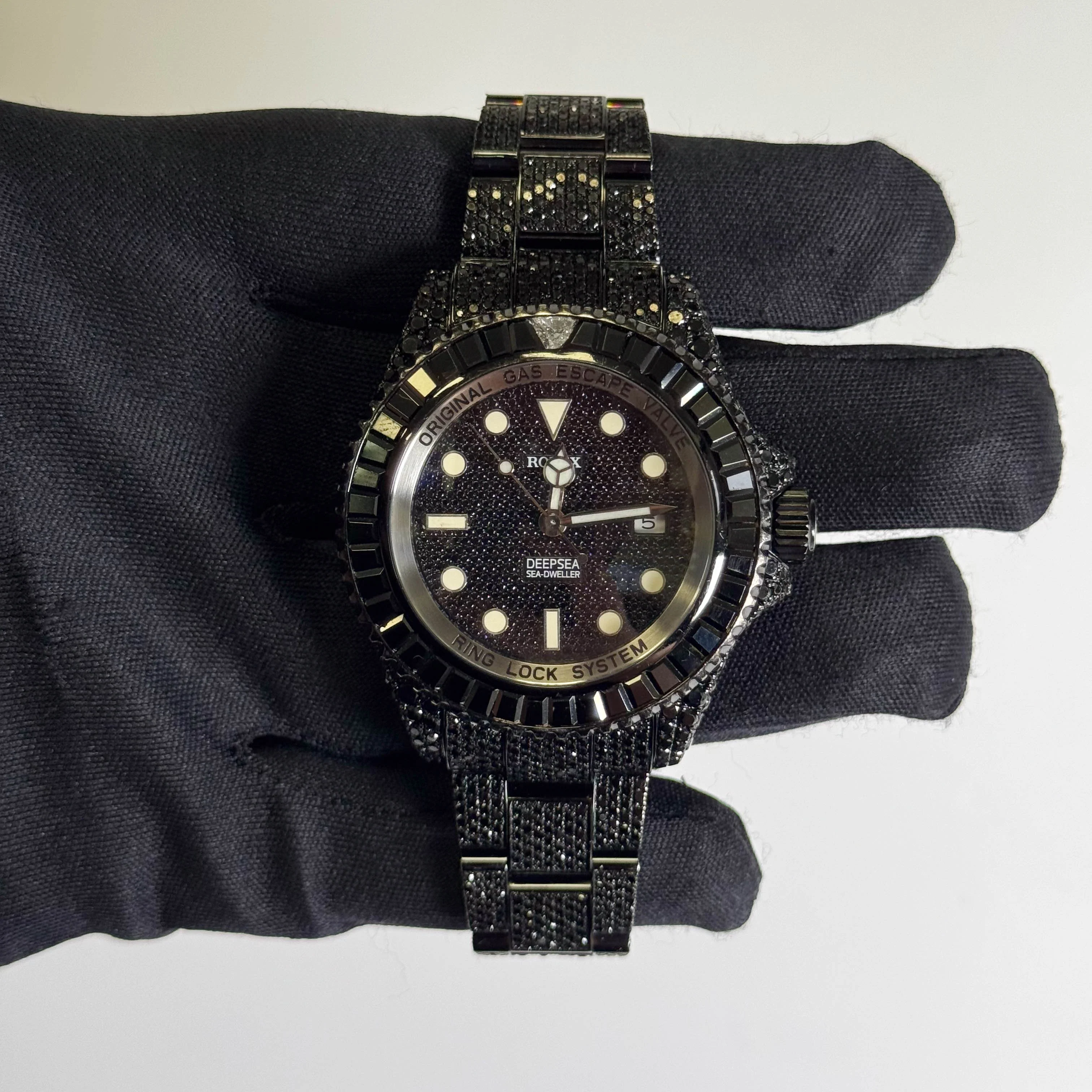 Rolex Sea-Dweller 44mm Black Diamond Dial Watch Ref# 116660 - Image 2