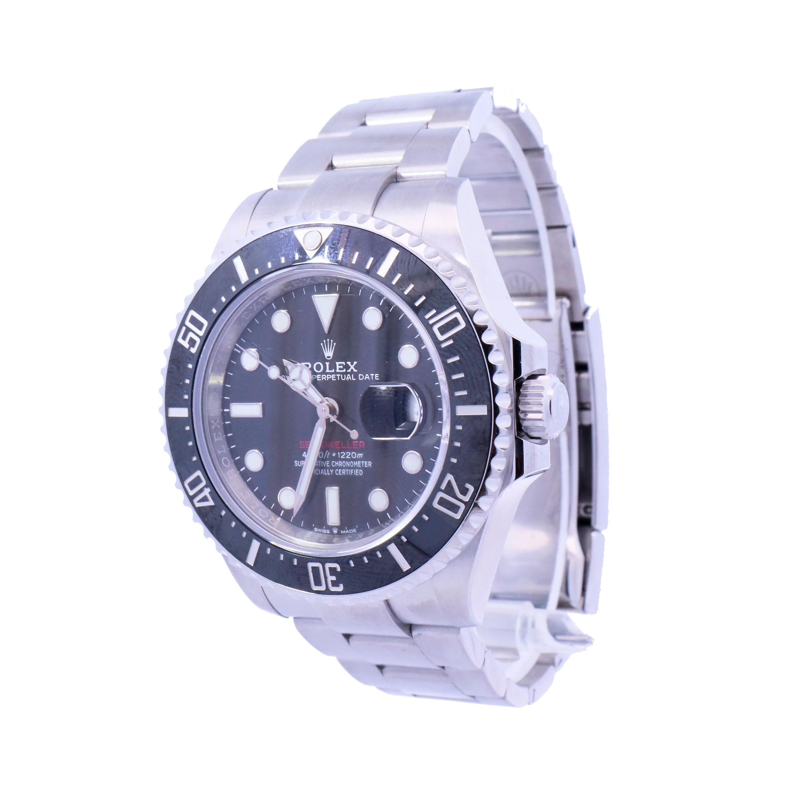 Rolex Sea-Dweller Stainless Steel 43mm Black Stick Dial Watch | Ref# 126600 - Image 2