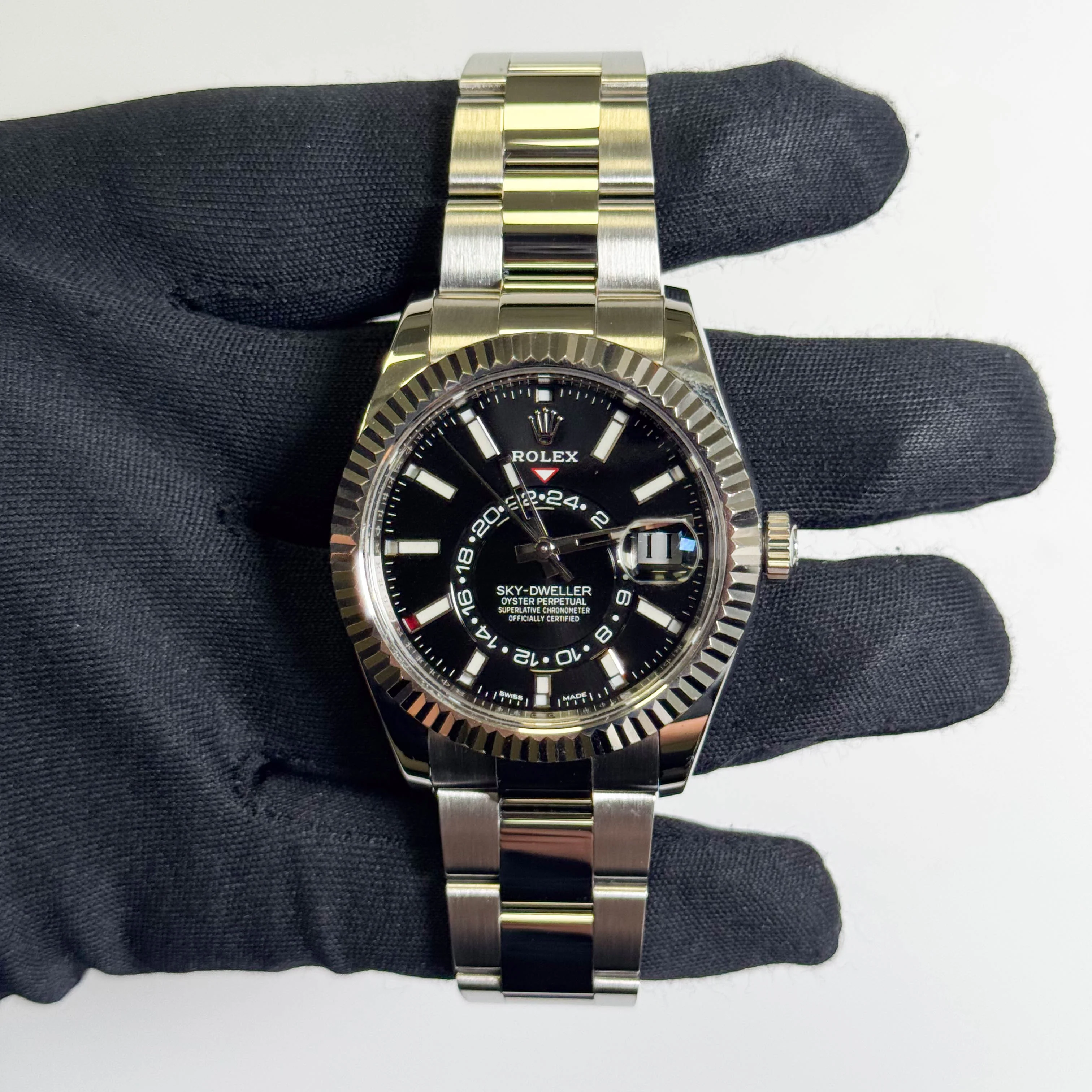 Rolex Sky-Dweller 42 mm Black Dial Watch Ref# 326934 - Image 2