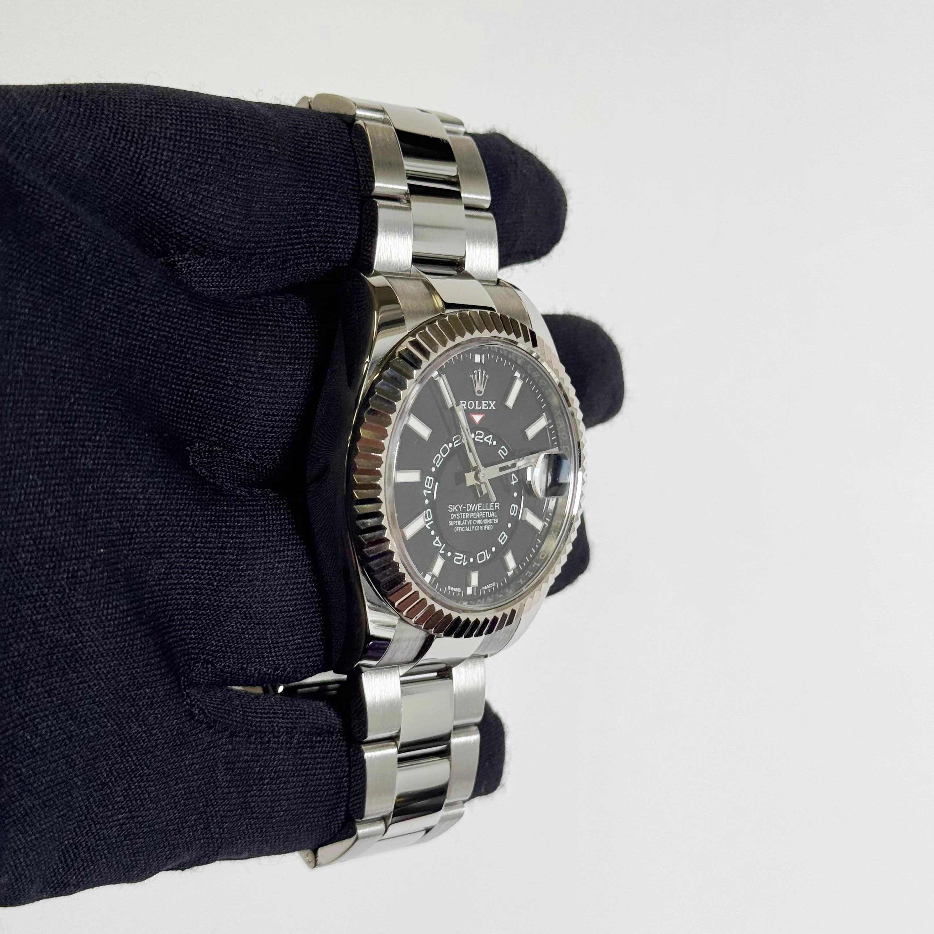 Rolex Sky-Dweller 42 mm Black Dial Watch Ref# 326934 - Image 3